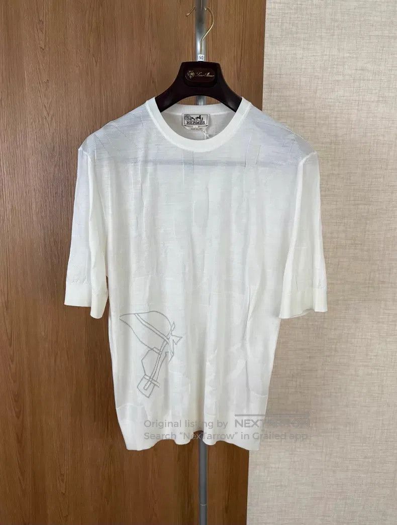 Hermes Hermes Men's knit sweater for spring and summer Size US L / EU 52-54 / 3 - 1 Thumbnail