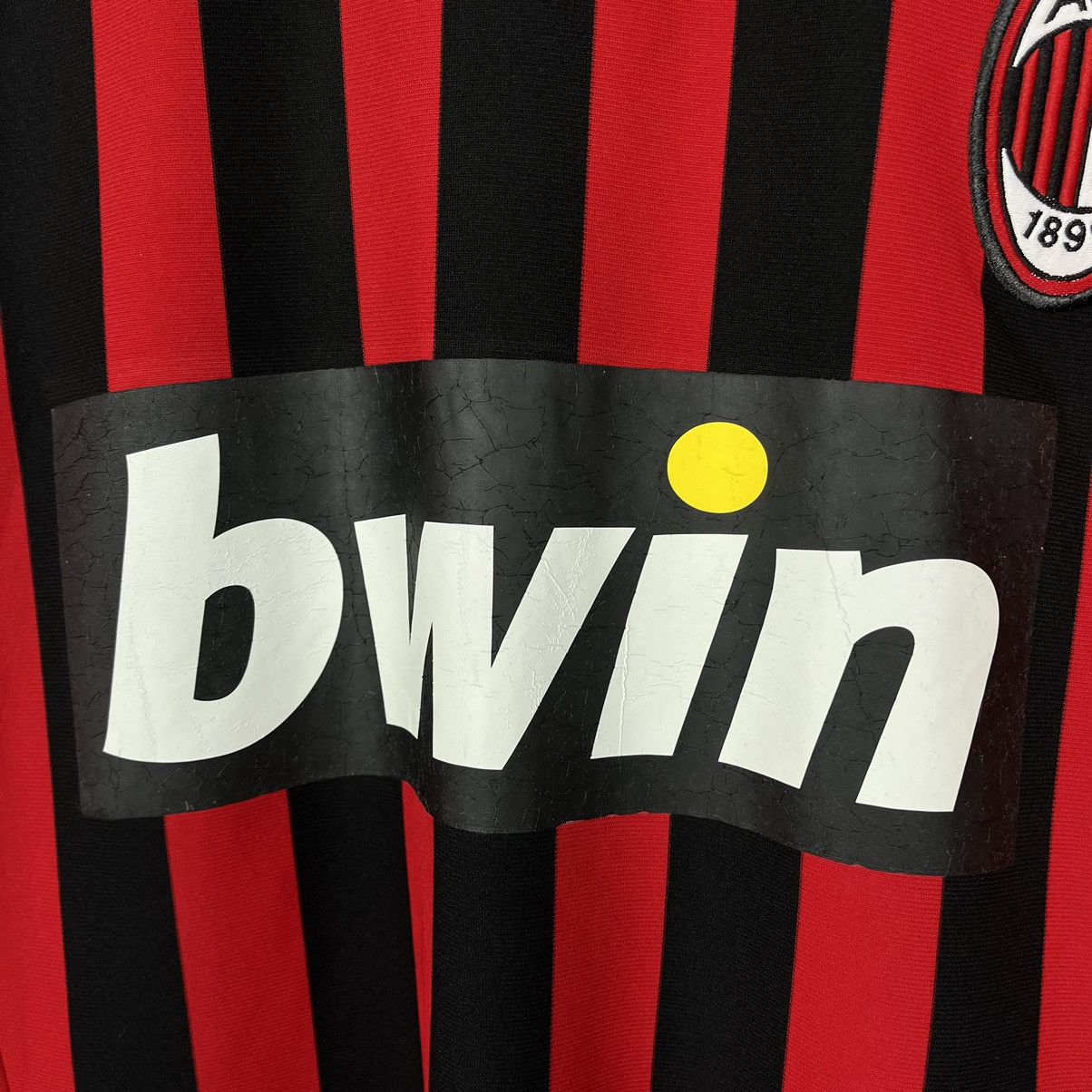 Adidas Vintage Adidas AC Milan BWIN Soccer Jersey Shirt 07/08 Size US L / EU 52-54 / 3 - 5 Thumbnail