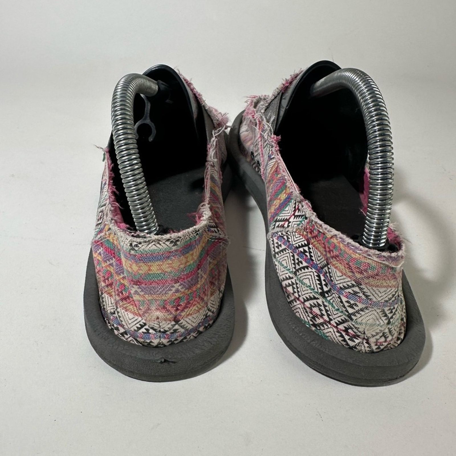 Sanuk Sanuk Donna Tribal Magenta Geometric Slip-On Shoes Size US 10 / EU 43 - 6 Thumbnail