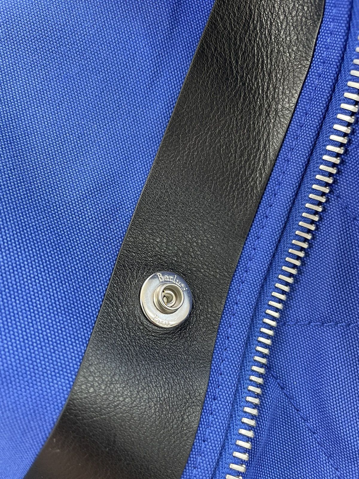 Berluti Berluti Paris Coat Trench Blue Cotton Leather Rare Designer Size US M / EU 48-50 / 2 - 11 Thumbnail