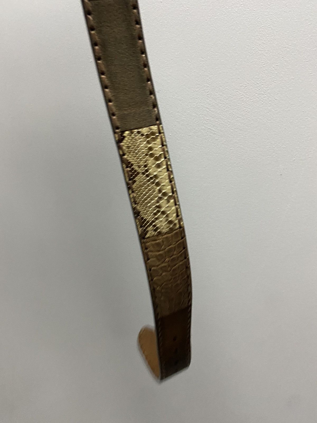 Sendra Sendra belt leather vintage python 🐍 style Spain 🇪🇸 Size ONE SIZE - 5 Thumbnail