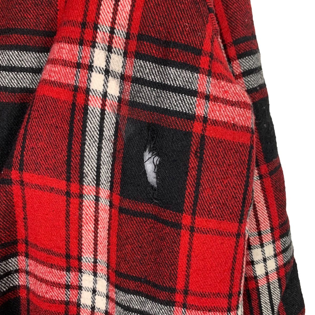 Japanese Brand OCTOPUS ARMY Tartan Button Zipper Hooded Jacket #0462-C21 Size US XL / EU 56 / 4 - 9 Thumbnail