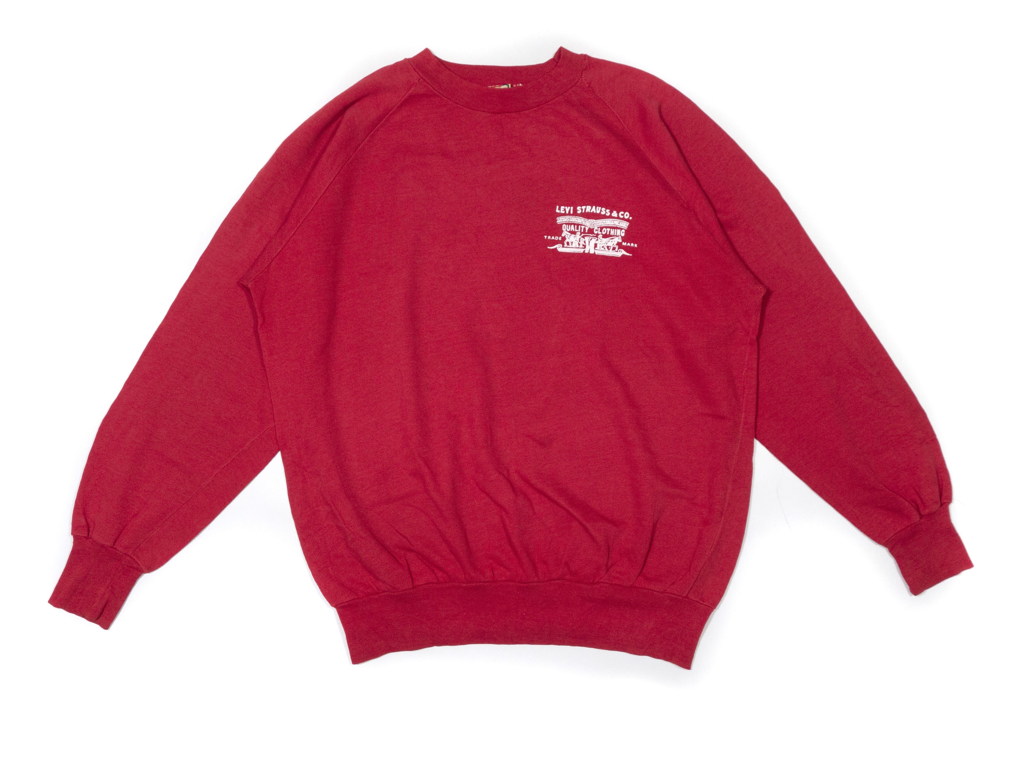 Levi's 90S Logo Baggy Sweatshirt Size US L / EU 52-54 / 3 - 1 Thumbnail