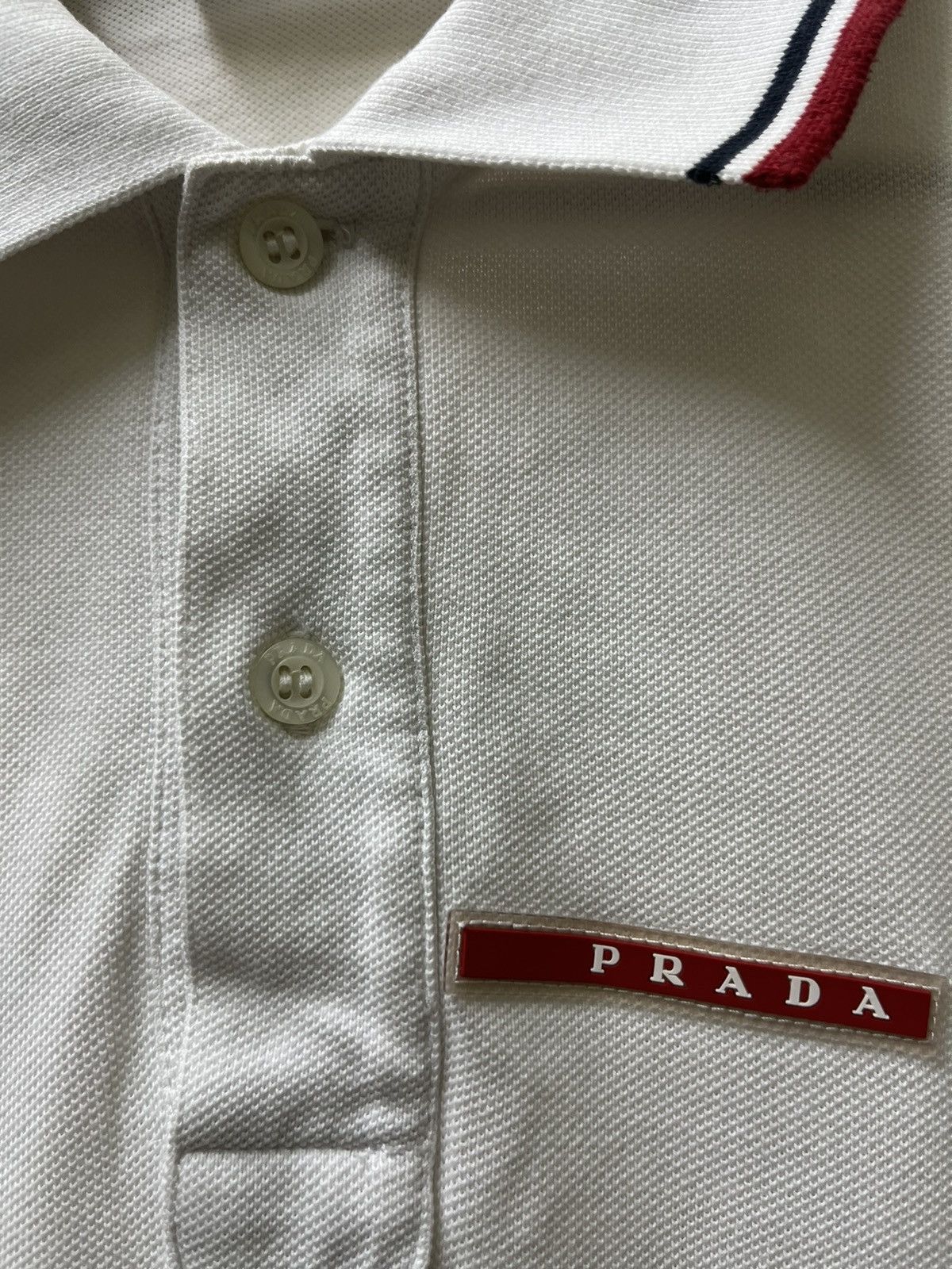 Prada Prada Polo Tee Ringer Size US M / EU 48-50 / 2 - 5 Thumbnail