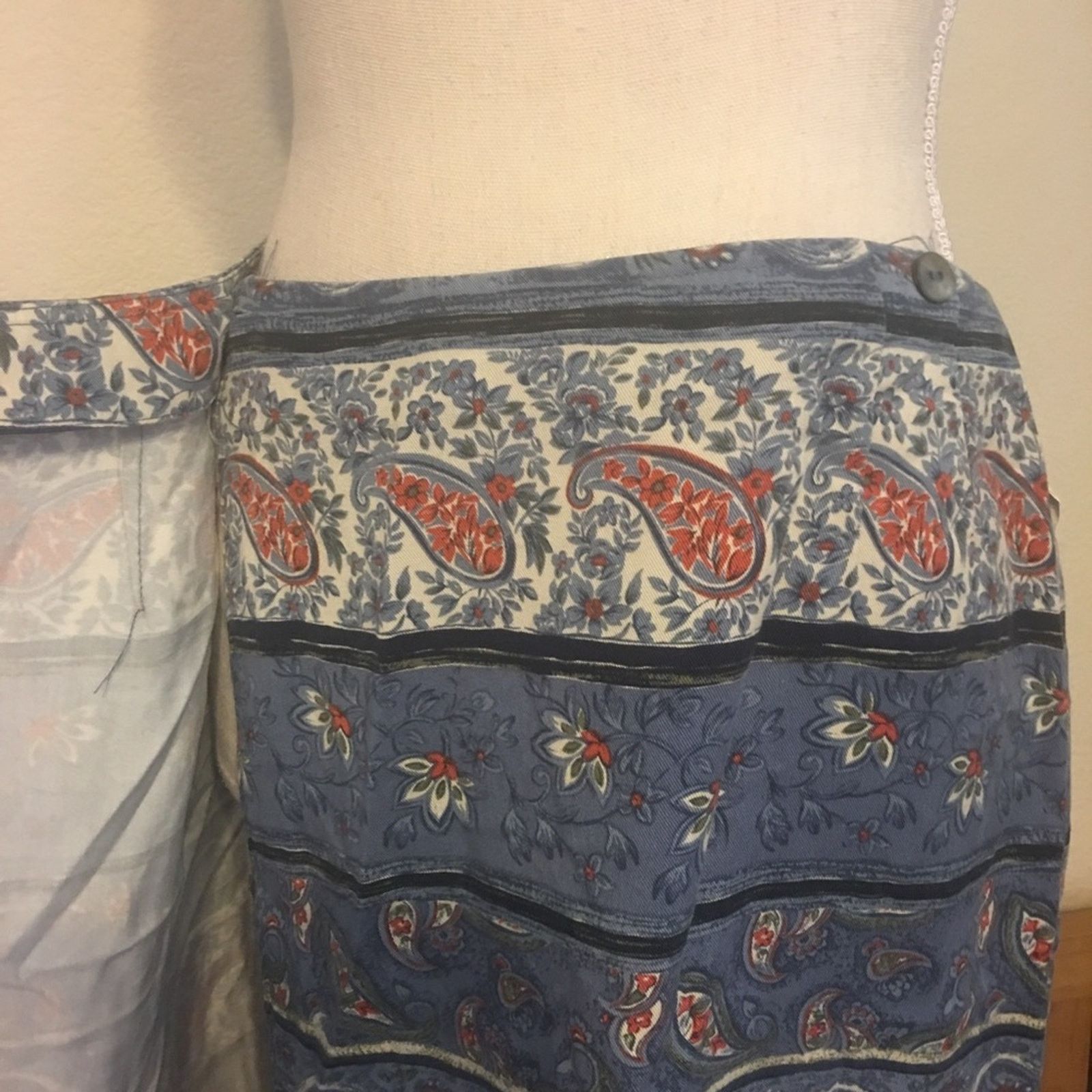 Other Charter Club paisley print wrap skirt NWT 12P Size 34" / US 12 / IT 48 - 4 Thumbnail