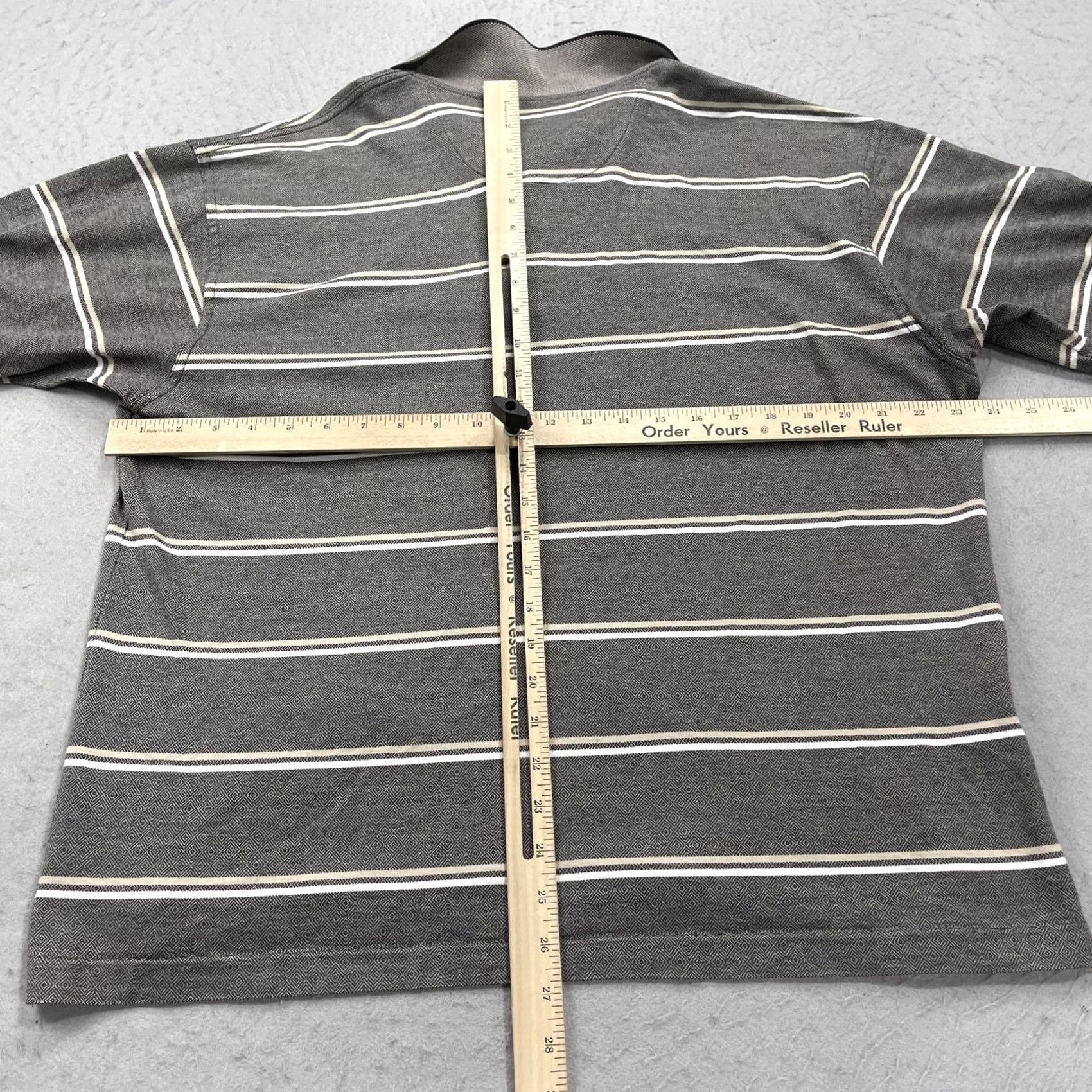 Nike VINTAGE Nike Polo Shirt Mens XL Brown 90s Tiger Woods Golf Striped Polo Shirt Nike Dri-Fit Golf Mens XL Brown 90s Tiger Woods Striped Polo Size US XL / EU 56 / 4 - 7 Thumbnail
