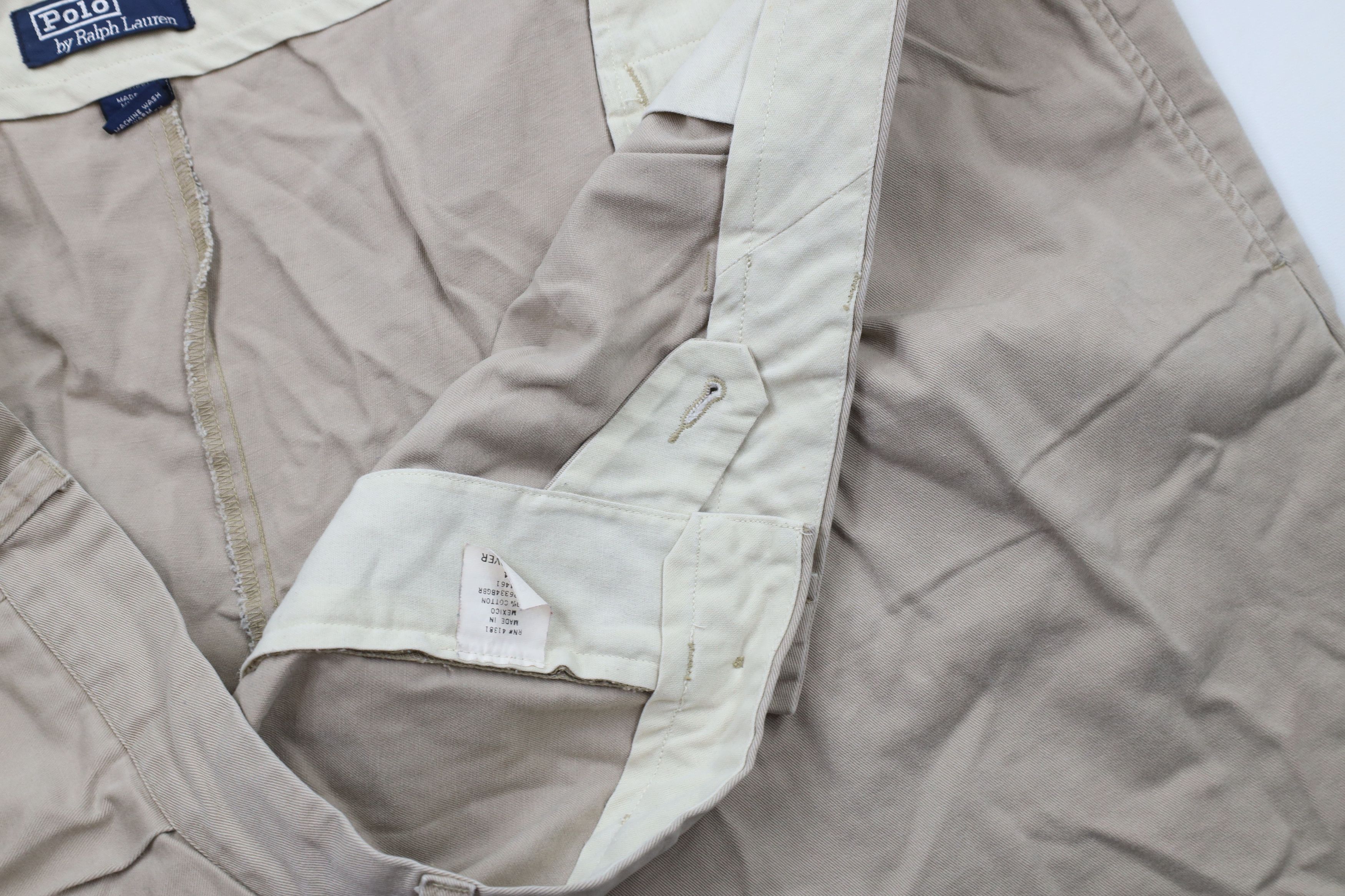 Ralph Lauren × Vintage Vintage 90s Ralph Lauren Above Knee Chino Shorts Cotton Size US 44 / EU 60 - 6 Thumbnail