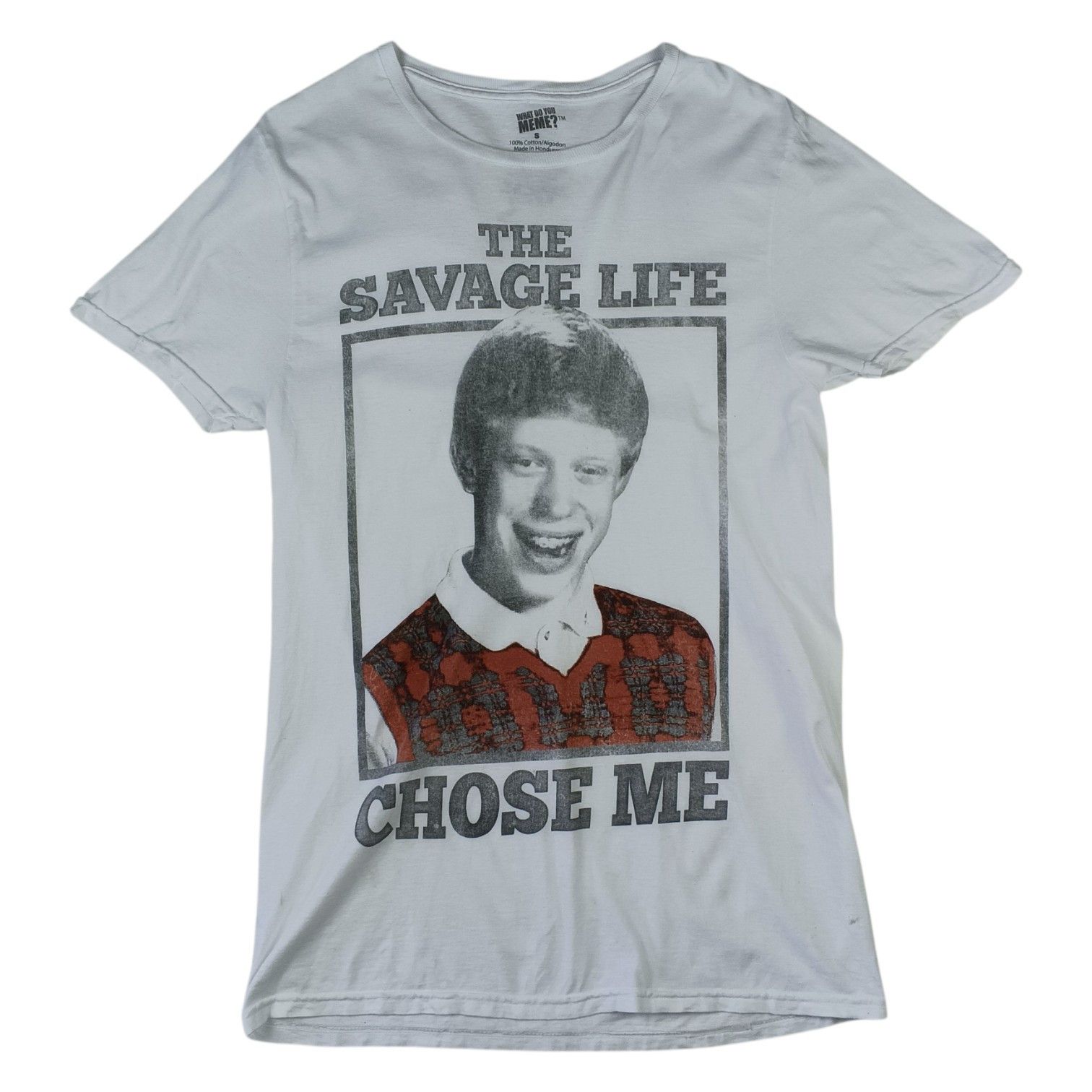 Vintage Vintage Y2K The Savage Life Choose Me Meme T-Shirt Size S / US 4 / IT 40 - 2 Thumbnail