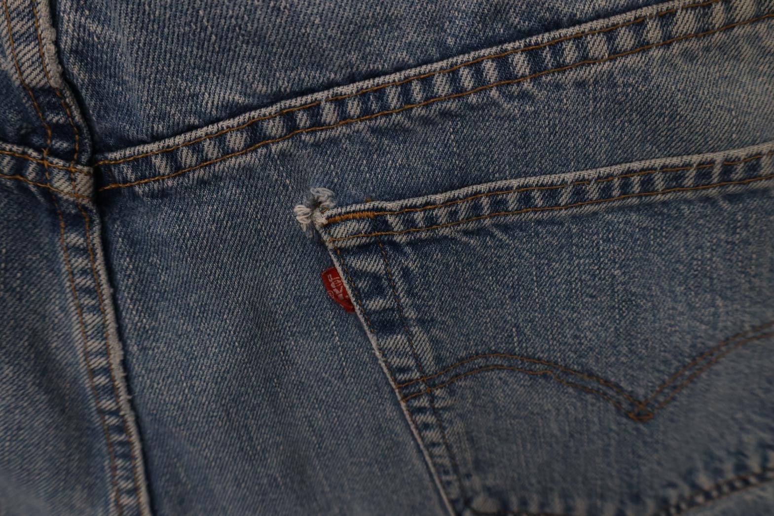 Levi's Vintage 90s Levis 550 Relaxed Fit Denim Jeans Blue Size US 42 / EU 58 - 17 Thumbnail