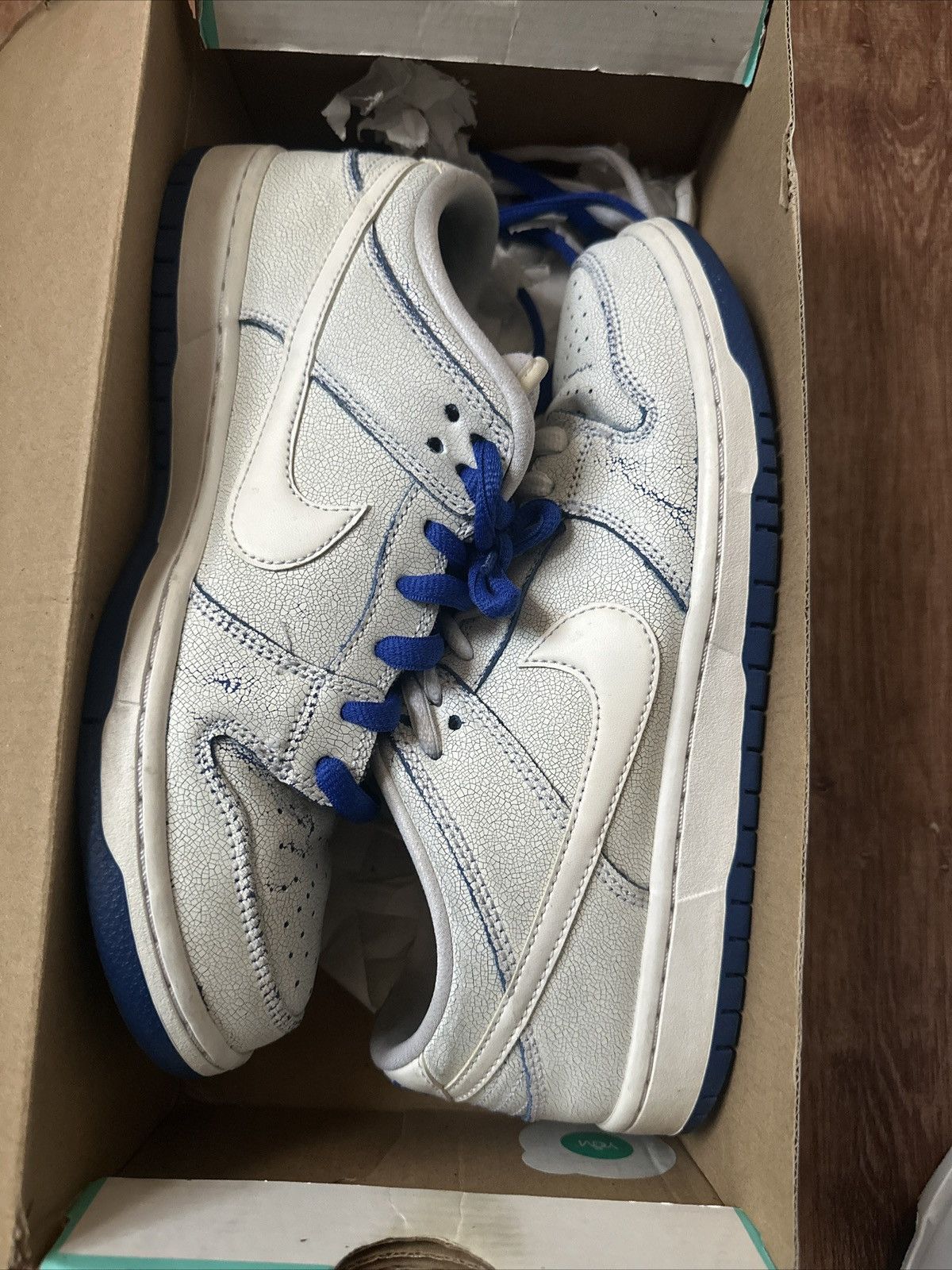 Nike Nike sb cracked leather royal size 9 Size US 9 / EU 42 - 8 Thumbnail