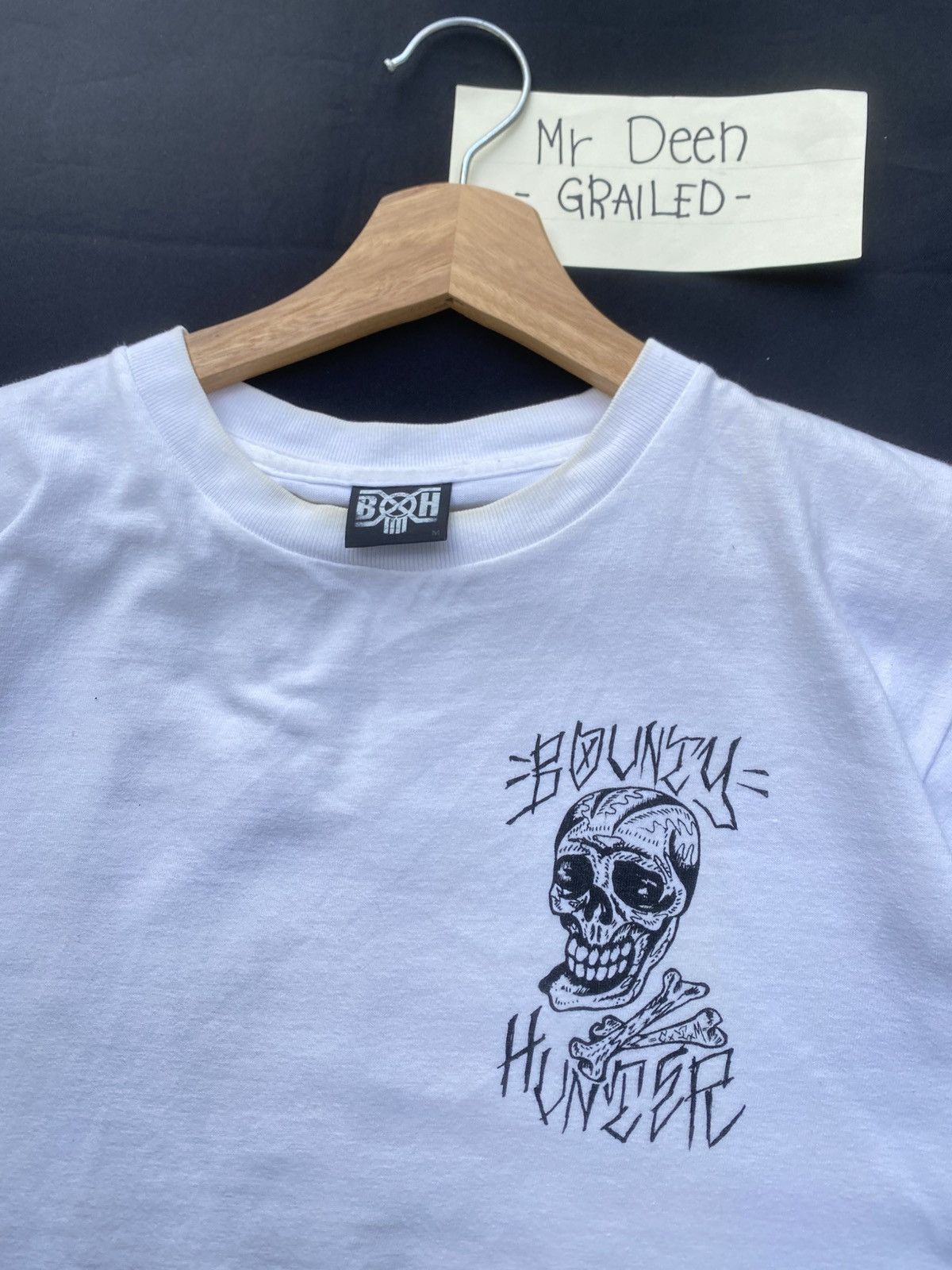 Bounty Hunter Rare Vintage 00s Bounty Hunter Skull Illustration Tshirt Size US M / EU 48-50 / 2 - 17 Thumbnail
