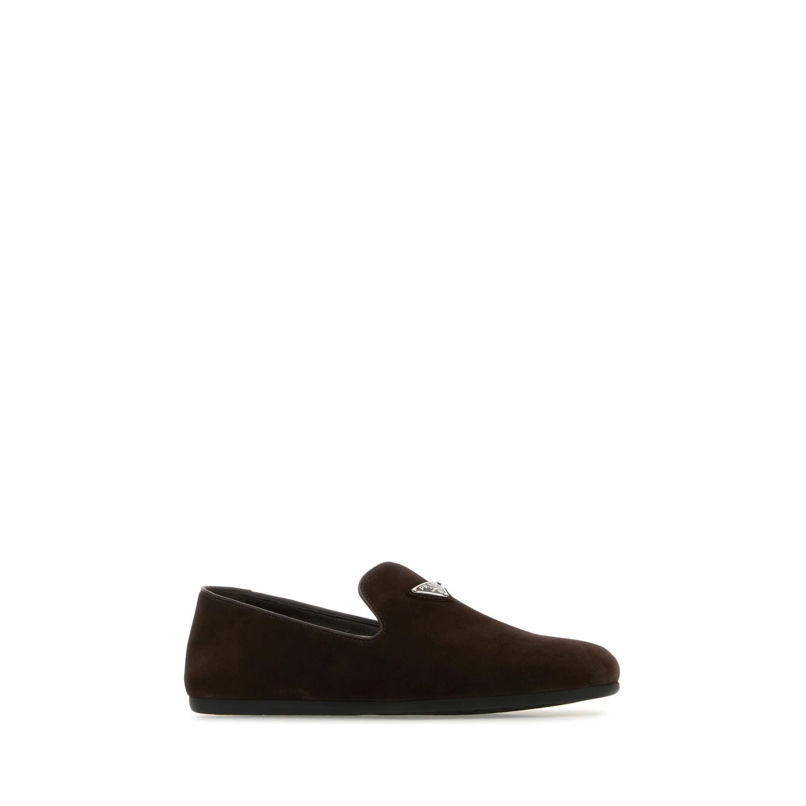 Prada PRADA Dark Brown Suede Loafers New And Authentic (Men's size Size US 7.5 / EU 40-41 - 2 Thumbnail