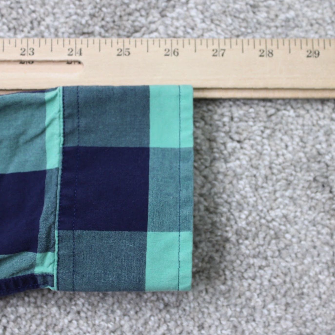 UNTUCKit UNTUCKit Bonarda Shirt Mens 2XLT XXL Tall Green/Blue Plaid Long Sleeve Size US XXL / EU 58 / 5 - 7 Thumbnail