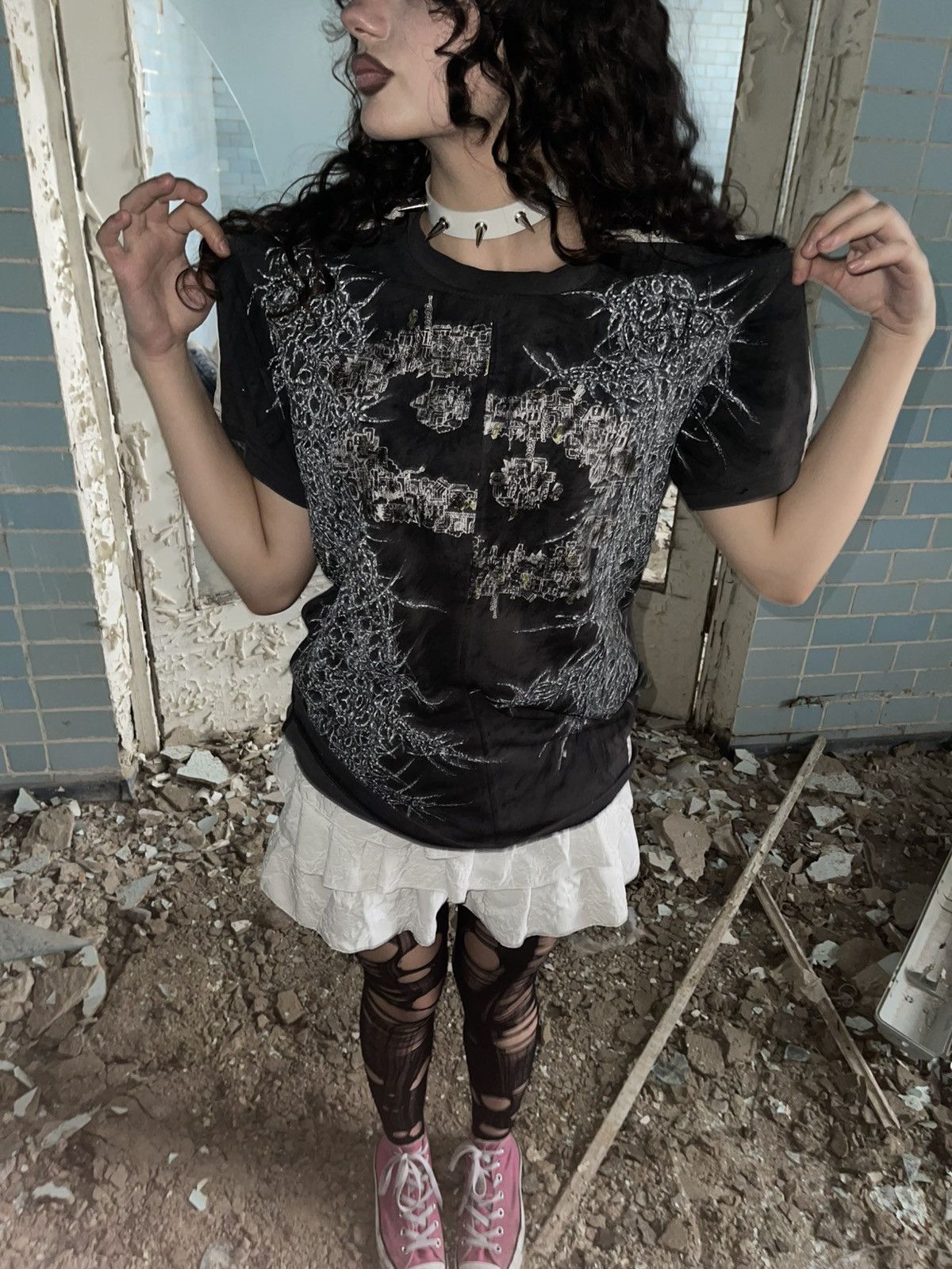 Adidas Vintage tribal adidas custom cyber tee affliction ed hardy Size US M / EU 48-50 / 2 - 4 Thumbnail