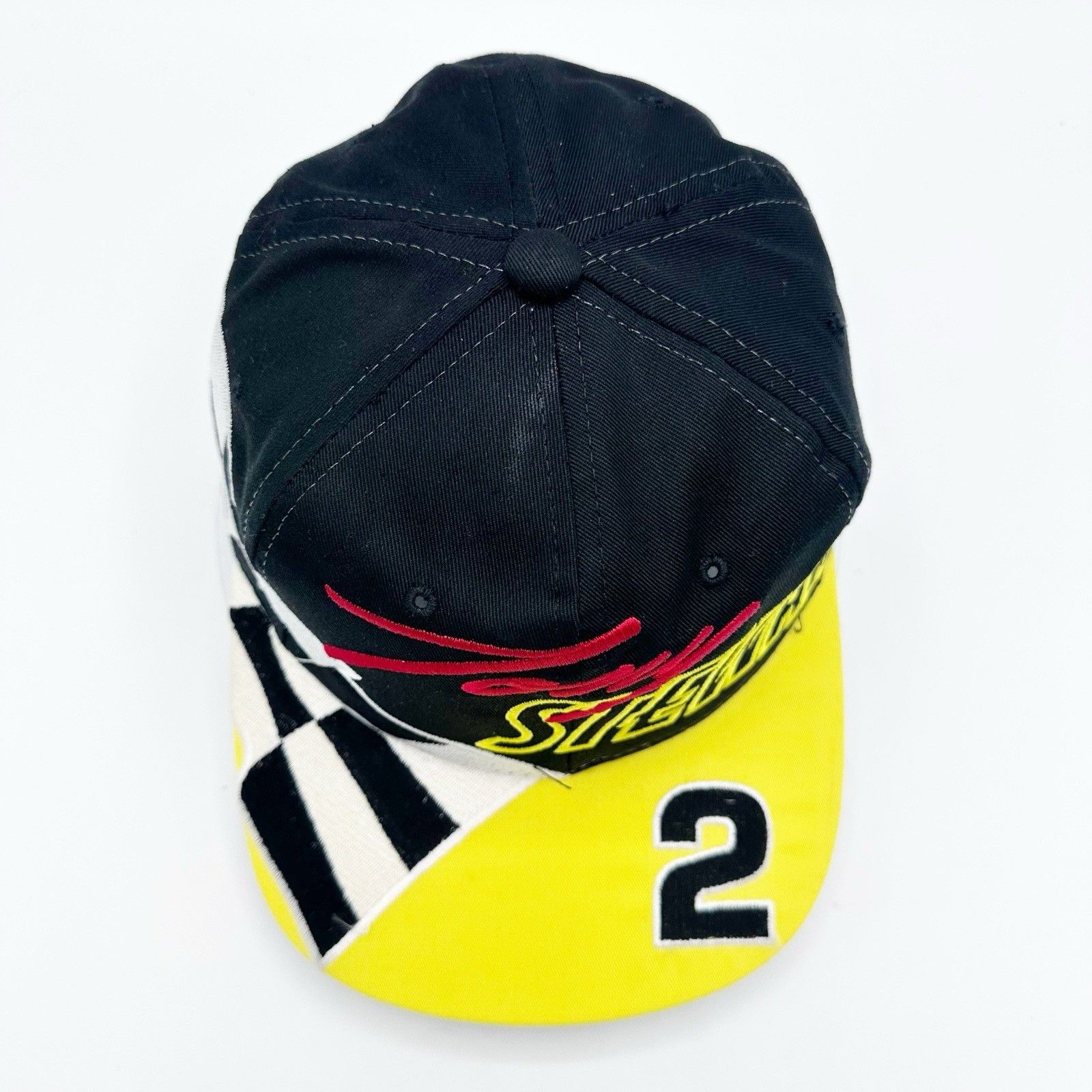 NASCAR Vtg Tony Stewart #2 Kudzu Hat 90s Glidden Menards Indy Car Size ONE SIZE - 7 Thumbnail