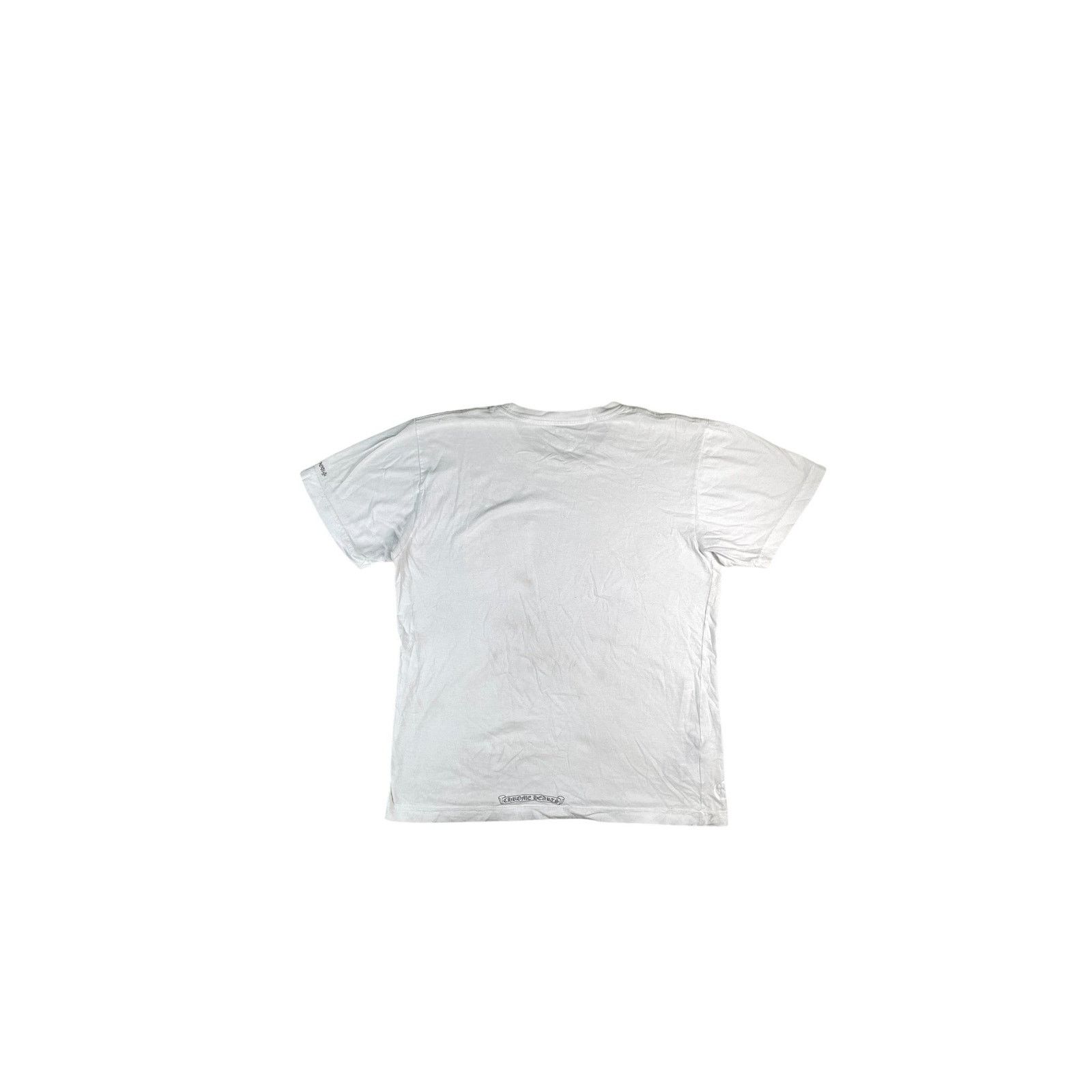 Chrome Hearts Chrome Hearts Neck Logo White Tee Size US M / EU 48-50 / 2 - 2 Thumbnail