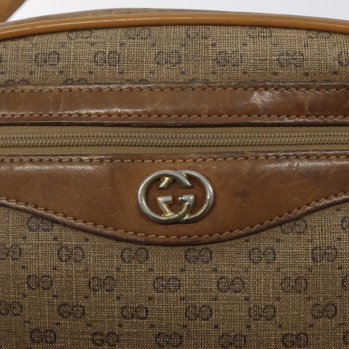 Gucci GUCCI Micro GG Supreme Shoulder Bag Pvc Beige Gold Size ONE SIZE - 15 Thumbnail