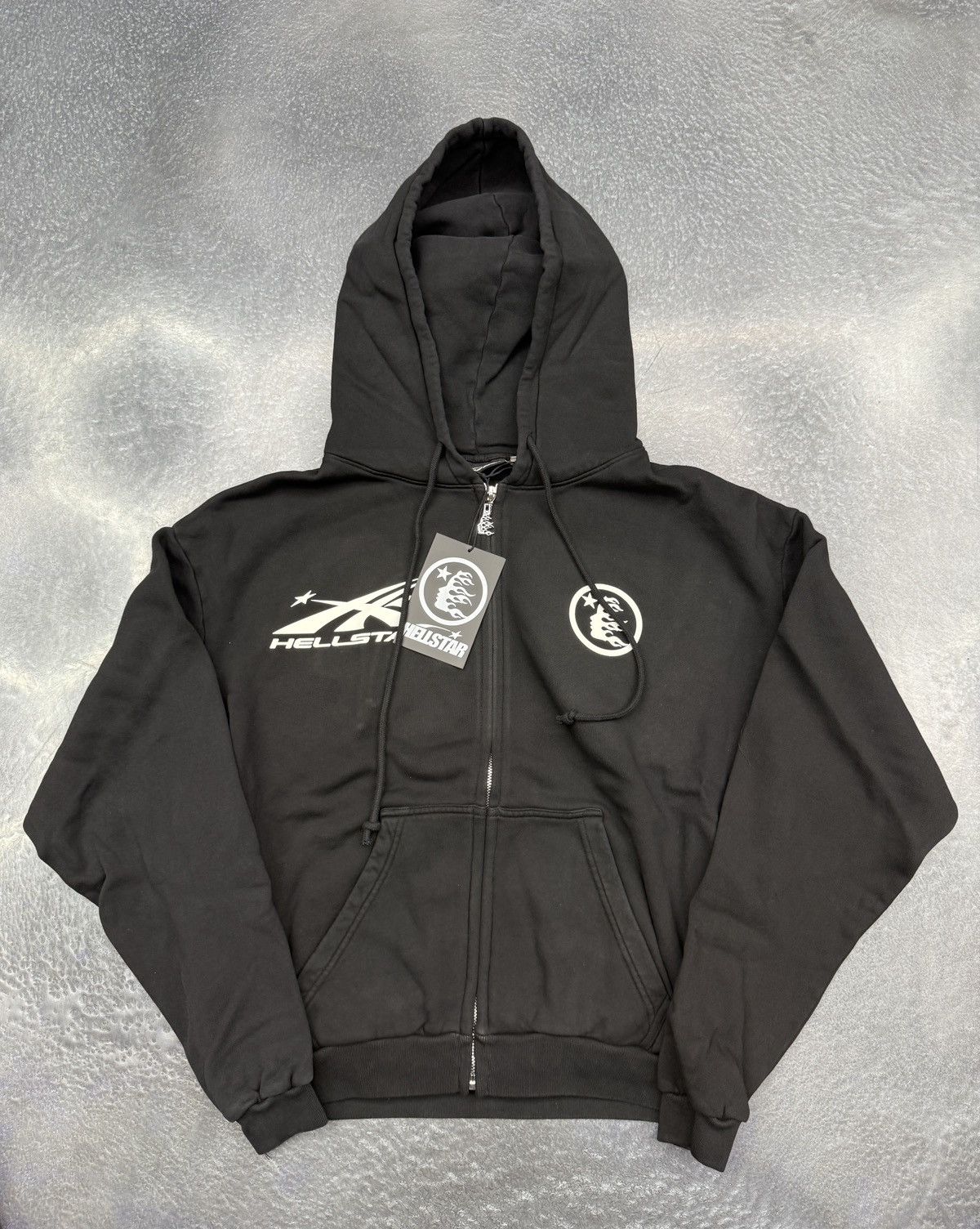 HELLSTAR Hellstar Mirror Face Zip Up Hoodie Size US S / EU 44-46 / 1 - 1 Thumbnail