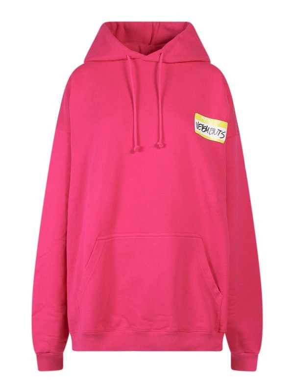 Vetements o1y0924 Hoodie in Fuchsia Size US M / EU 48-50 / 2 - 1 Thumbnail