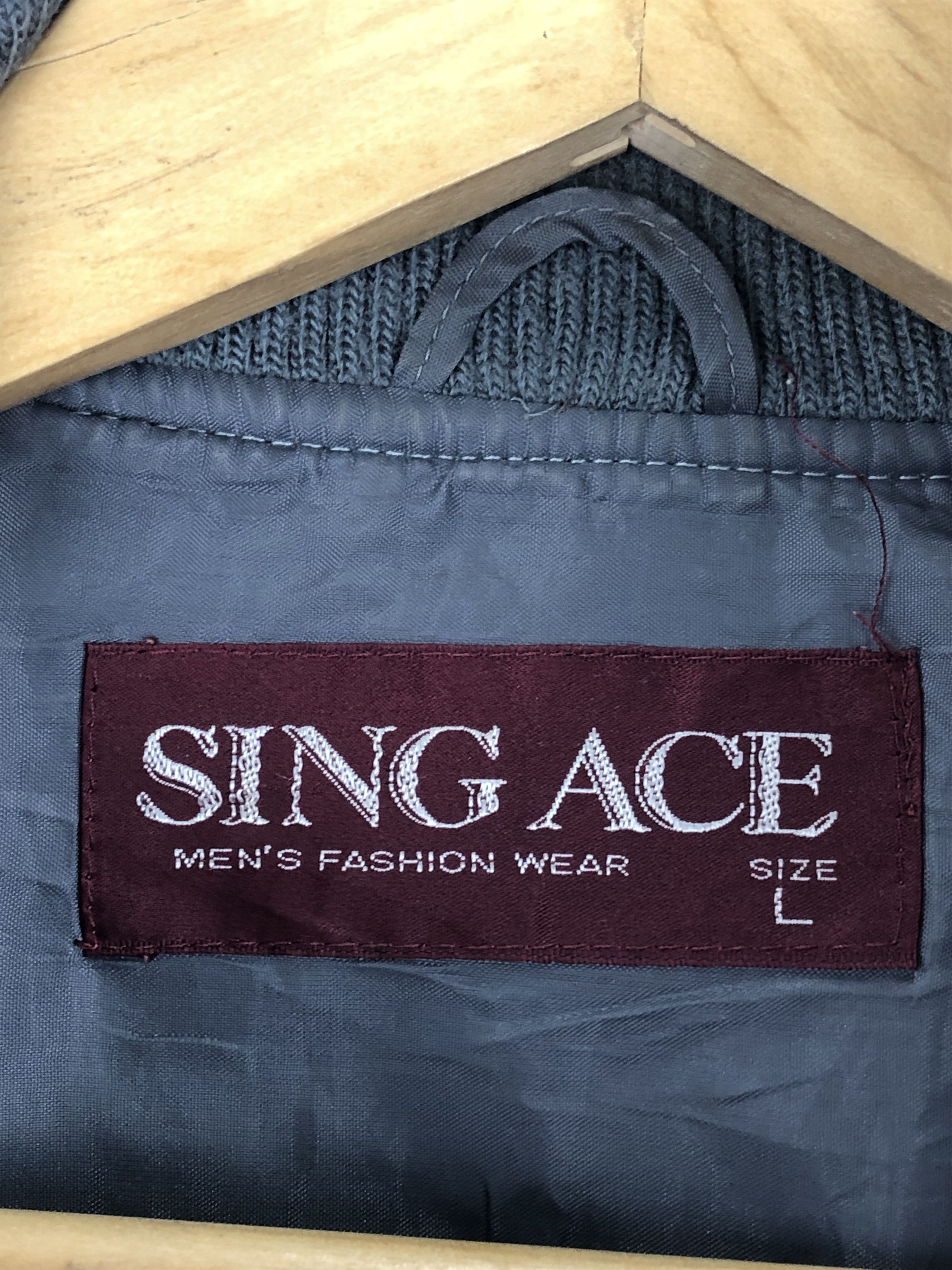 Japanese Brand Vintage Japanese Brand Zipper Wool Jacket V0421 Size US L / EU 52-54 / 3 - 8 Thumbnail