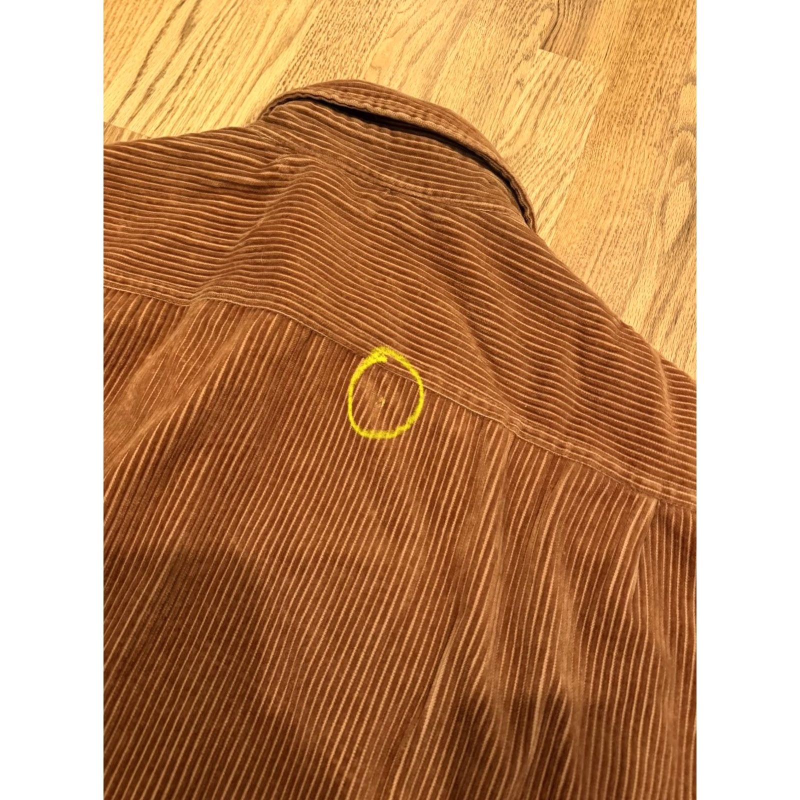 J.Crew VINTAGE J.CREW OARSman Shacket Corduroy Button Up Shirt Jacket Mens XL Brown Lined Pockets 90s Retro Size US XL / EU 56 / 4 - 3 Thumbnail