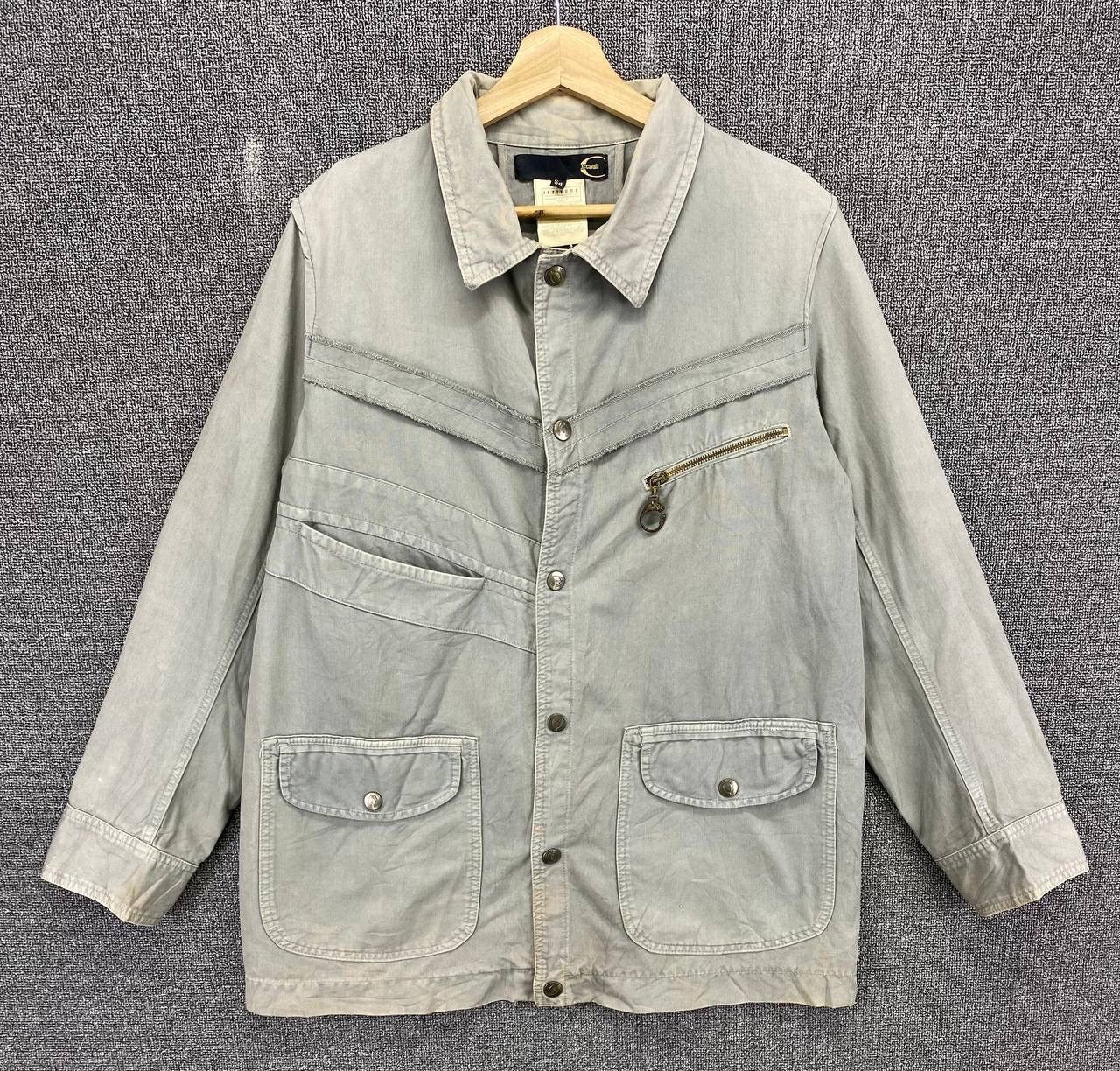 Just Cavalli × Roberto Cavalli Vintage Just Cavalli Punk Style Jacket Size XXL / US 16-18 / IT 52-54 - 1 Thumbnail