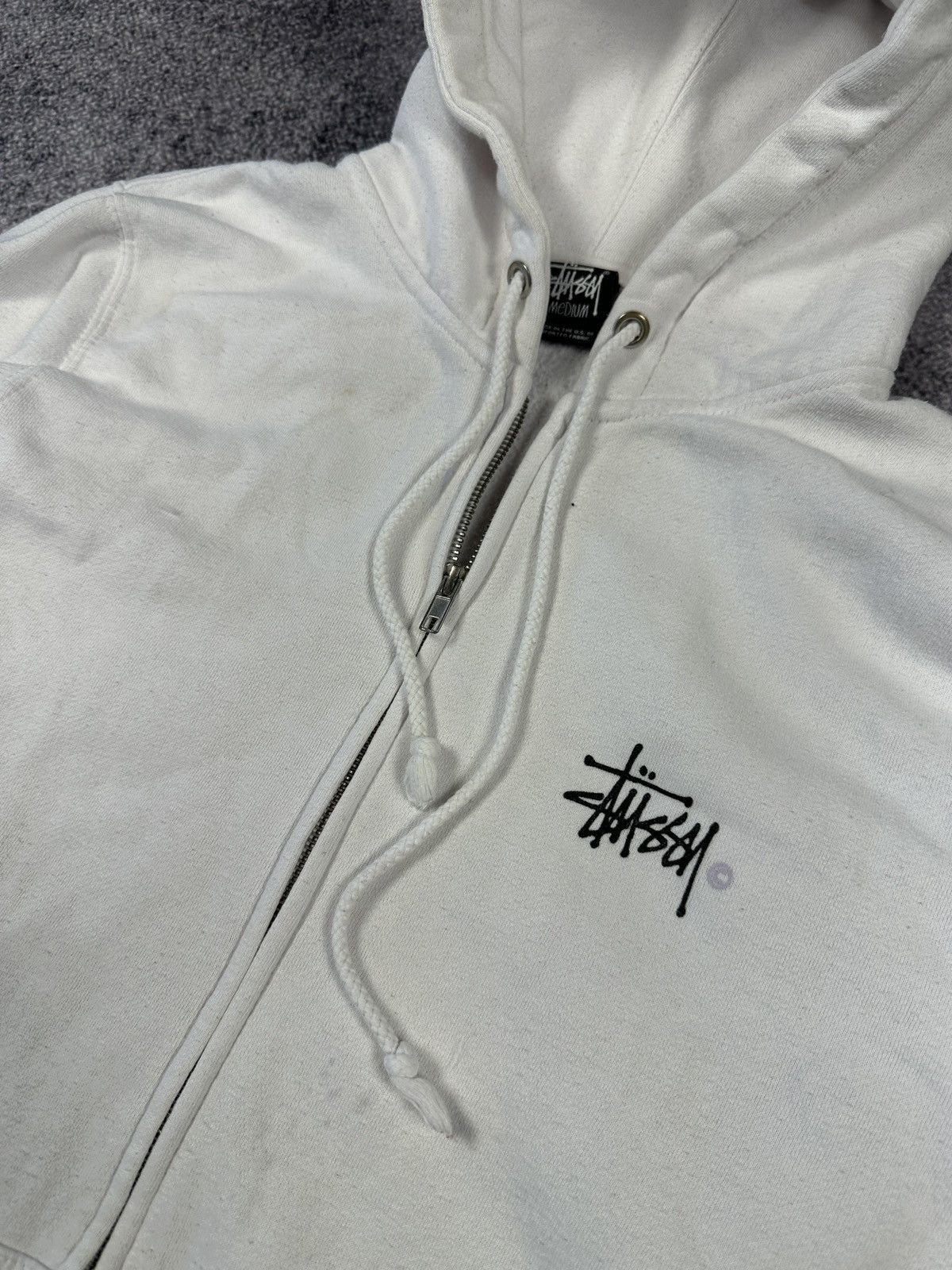 Stussy Vintage Stussy Zip Hoodie Back Logo Streetwear Rare Casual S Size US S / EU 44-46 / 1 - 3 Thumbnail