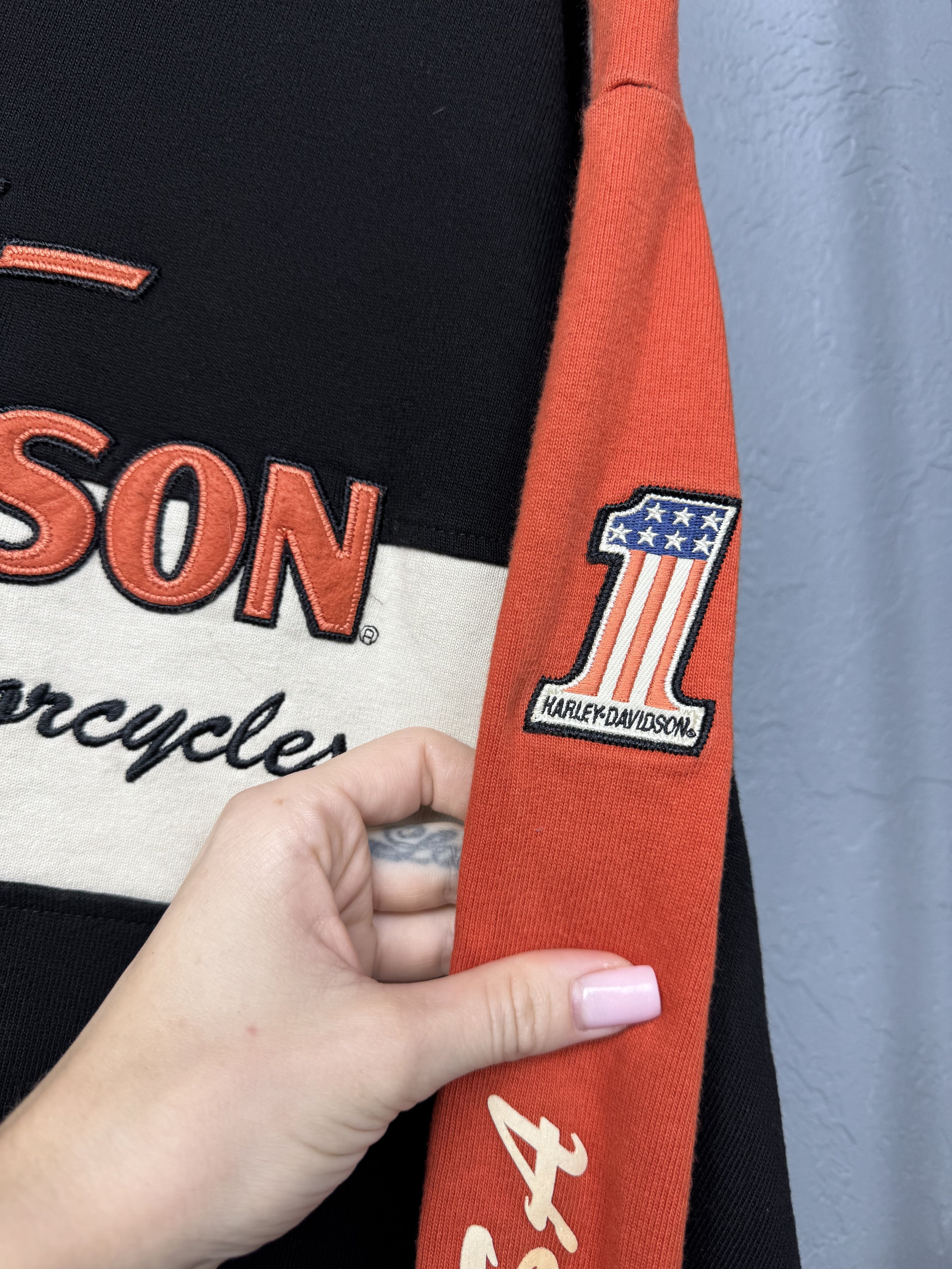 Harley Davidson Harley Davidson Mens Big Logo Sweatshirt Size US XXL / EU 58 / 5 - 5 Thumbnail