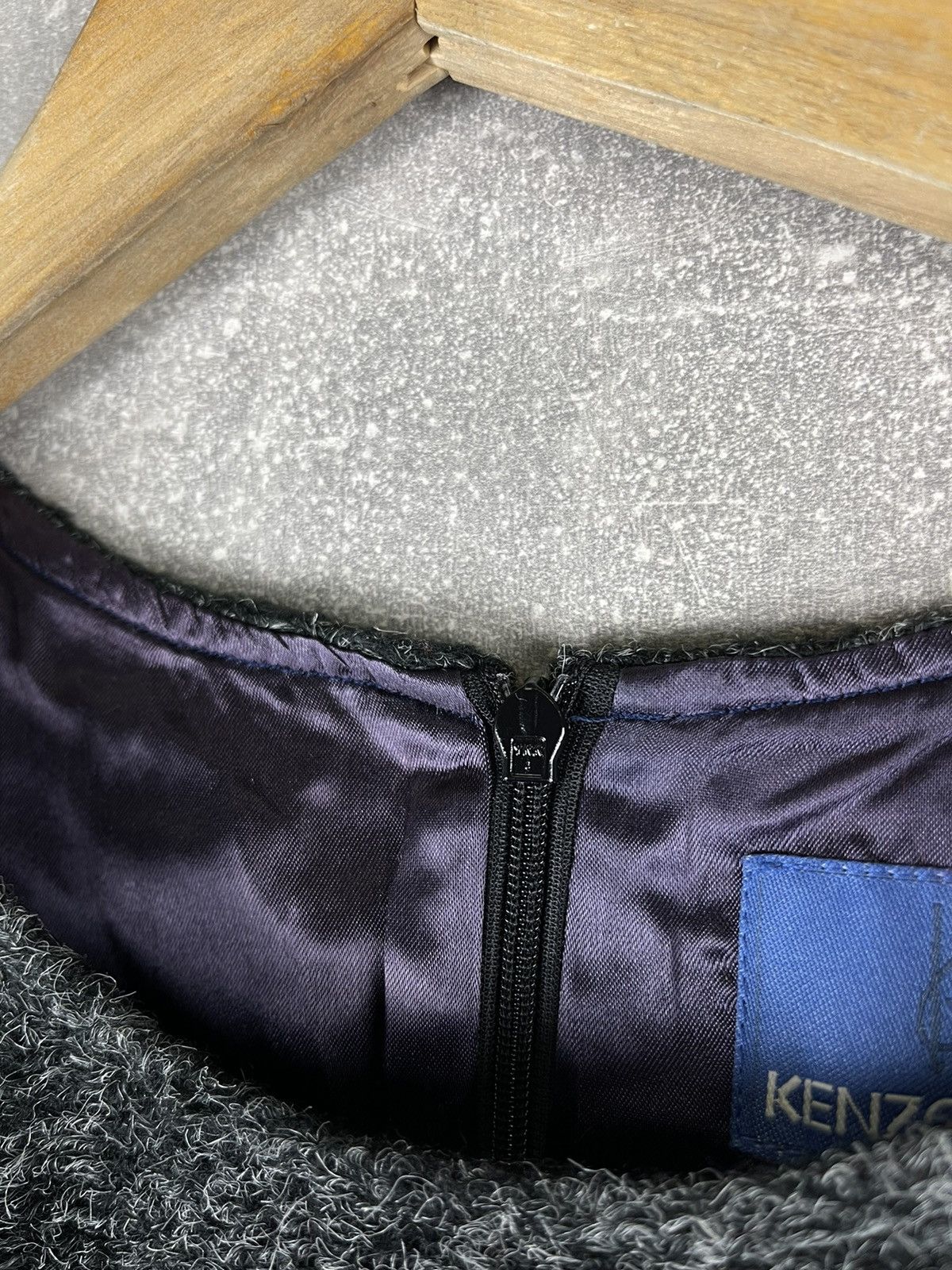 Kenzo Kenzo Jeans Embroidered Wool Blazer Dress Set Early 00s Gray Size L / US 10 / IT 46 - 21 Thumbnail