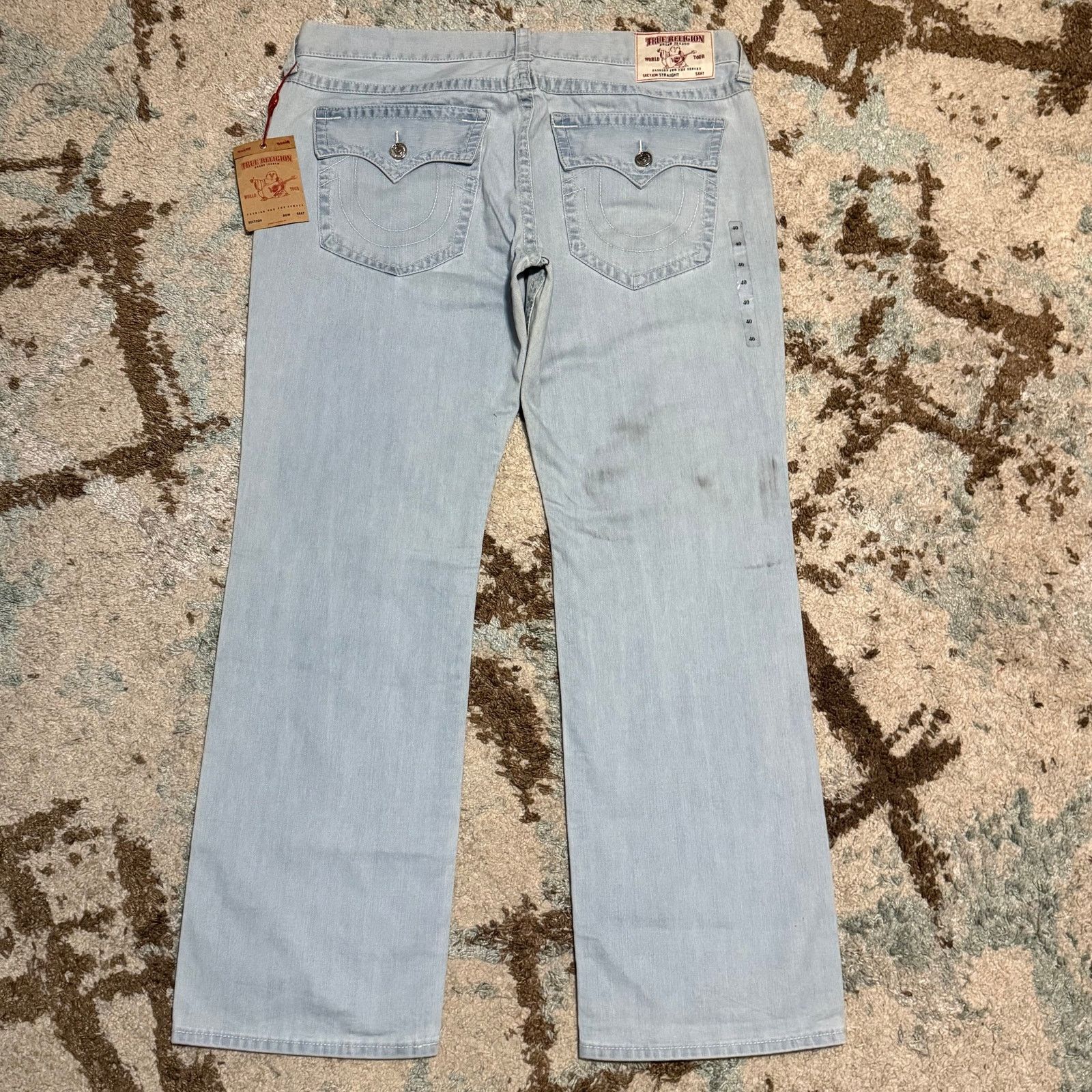 True Religion NWT True Religion Straight Flap Pocket Jeans Size 40 Size US 40 / EU 56 - 2 Thumbnail