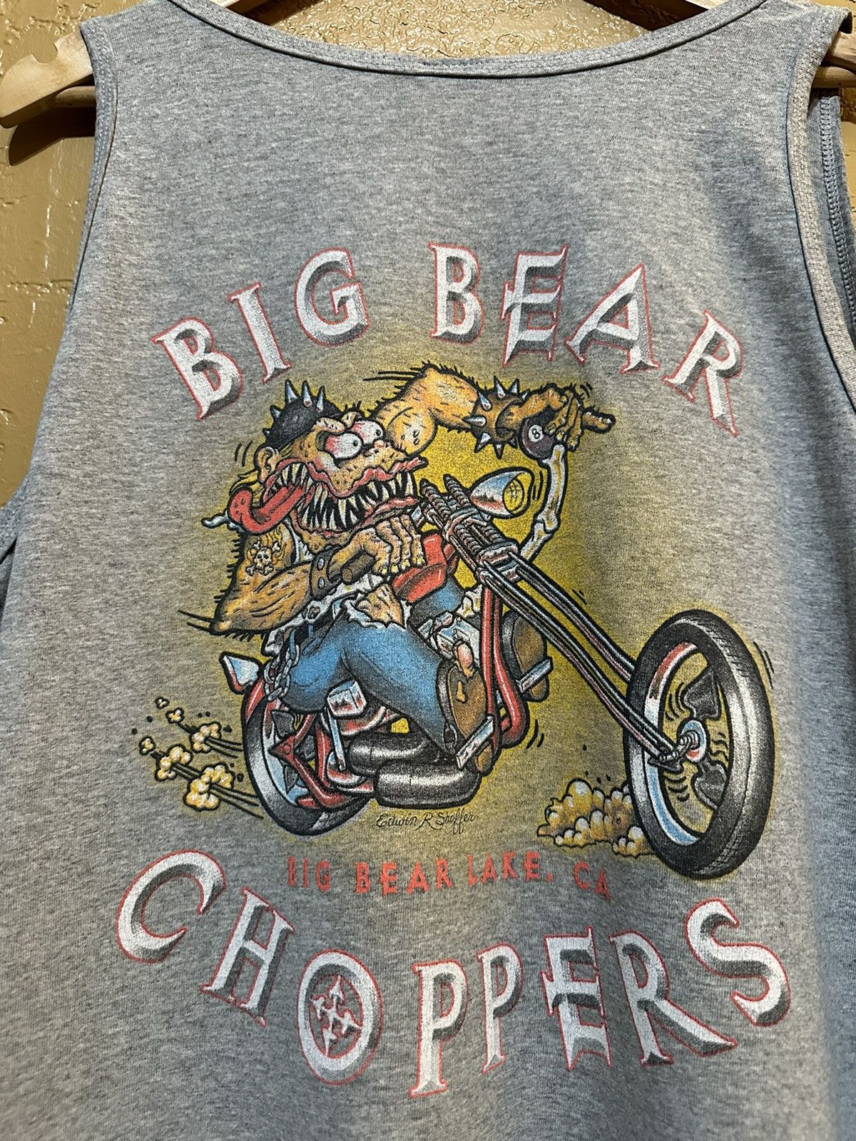 Harley Davidson × Vintage × West Coast Choppers Vintage Big Bear Choppers Tank Top Shirt XL Rat Fink Size US XL / EU 56 / 4 - 1 Thumbnail