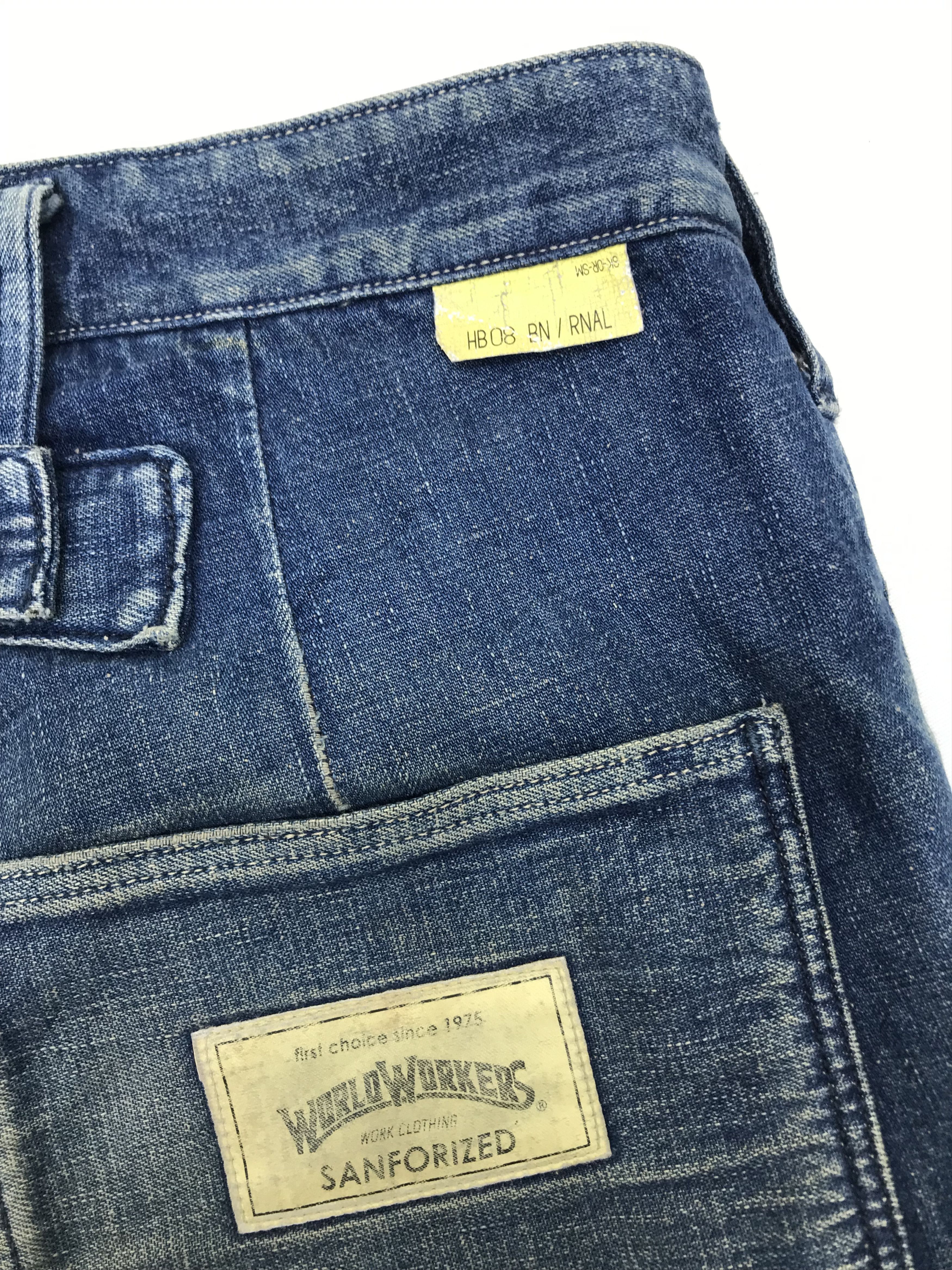 Big John Vintage Big John Buckle Back Distressed Jeans Size US 32 / EU 48 - 12 Thumbnail