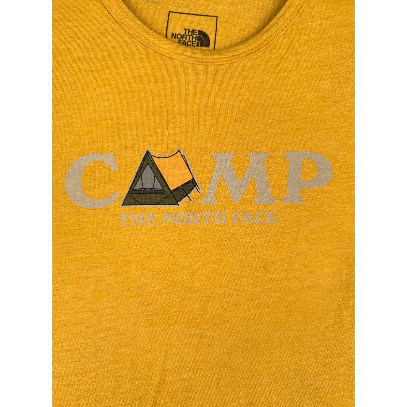 The North Face The North Face Shirt Women Medium Yellow Crew Neck Polyester Tri-Blend Camp READ Size M / US 6-8 / IT 42-44 - 6 Thumbnail