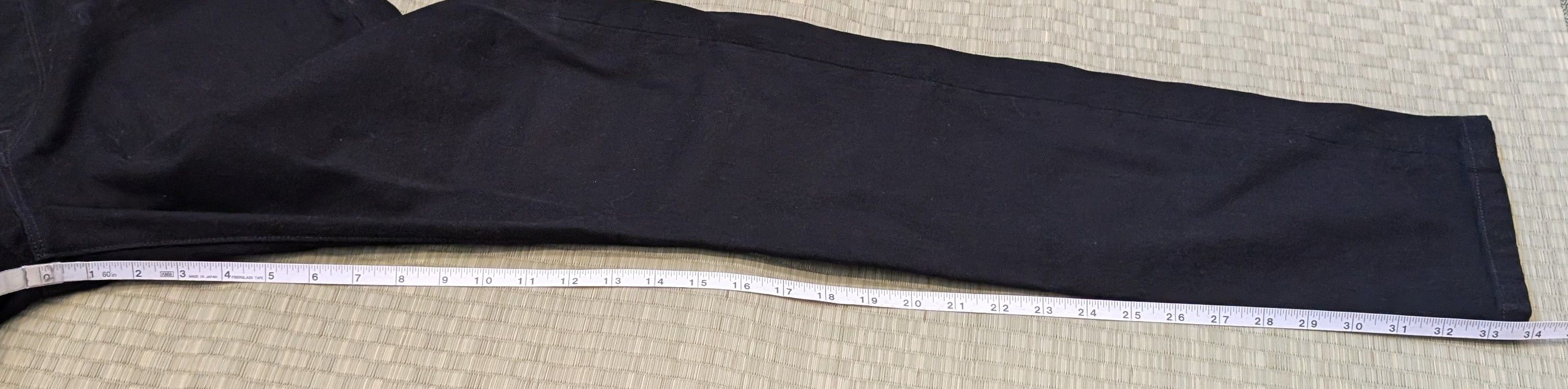 Buck Mason Buck Mason Slim Fit 14 oz. Black Denim Jeans Made in USA Size US 33 - 6 Thumbnail