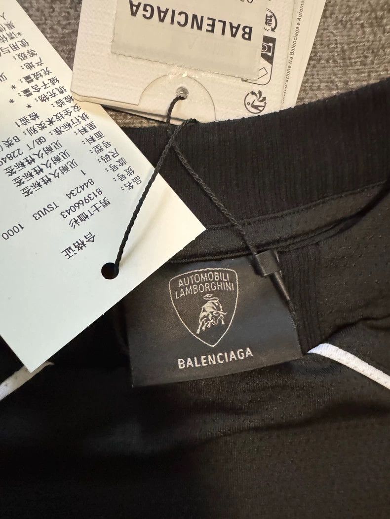 Balenciaga Balenciaga Lamborghini co-branded pp shirt short sleeve T Size US S / EU 44-46 / 1 - 3 Thumbnail