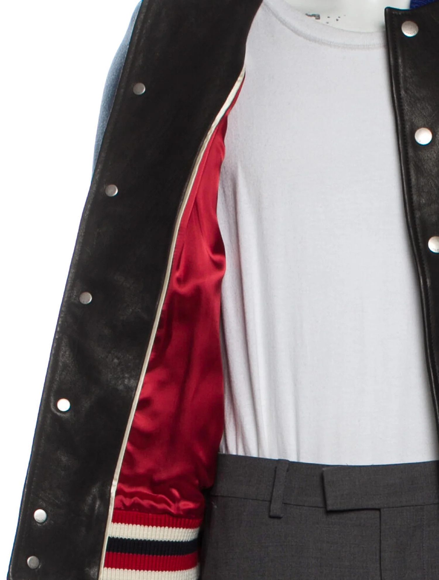 Gucci Gucci "Blind For Love" Varsity Jacket Size US S / EU 44-46 / 1 - 4 Thumbnail