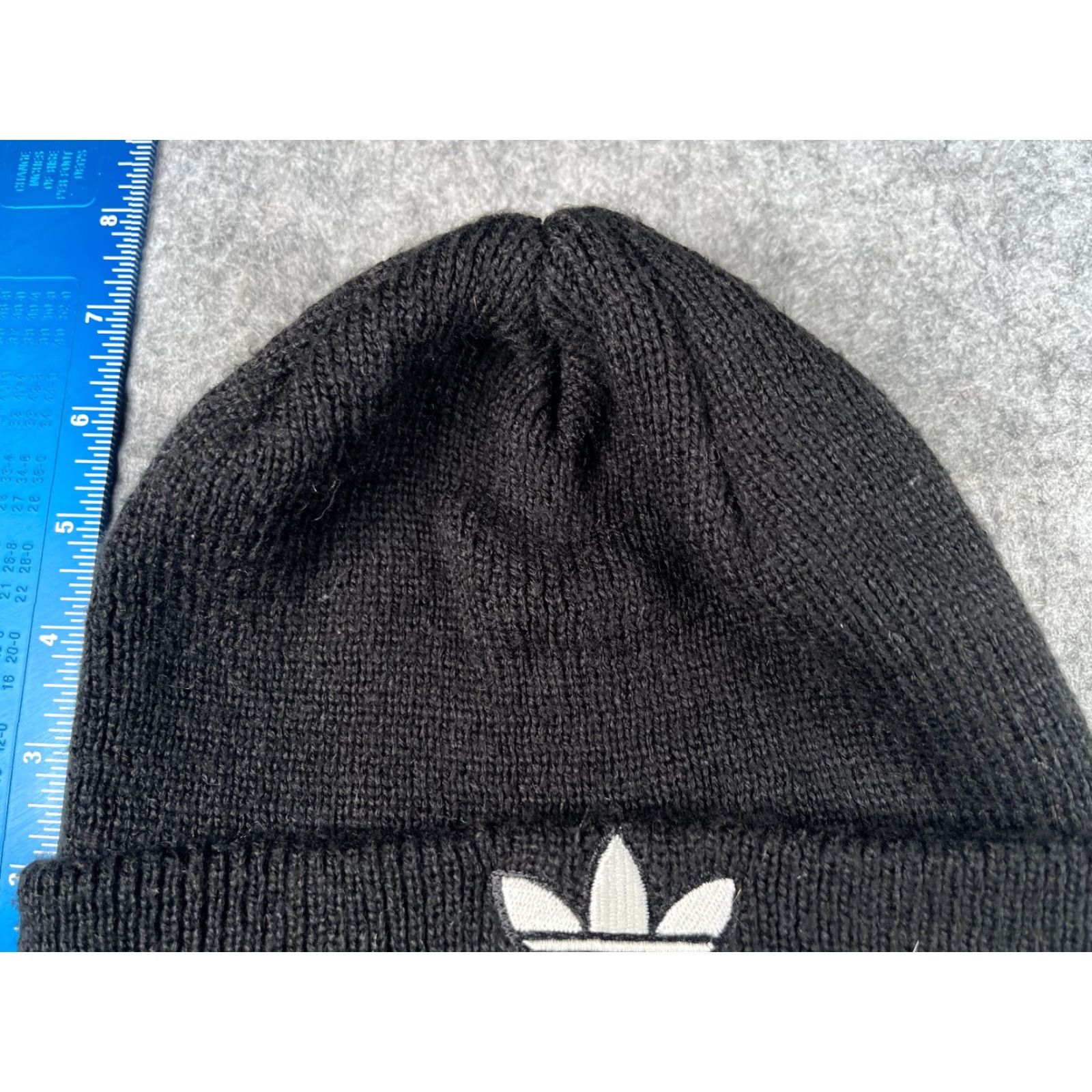 Adidas adidas Beanie Toque Hat One Size Black Knit 100% Acrylic Outdoor Ski Logo Men Beanie Size ONE SIZE - 3 Thumbnail