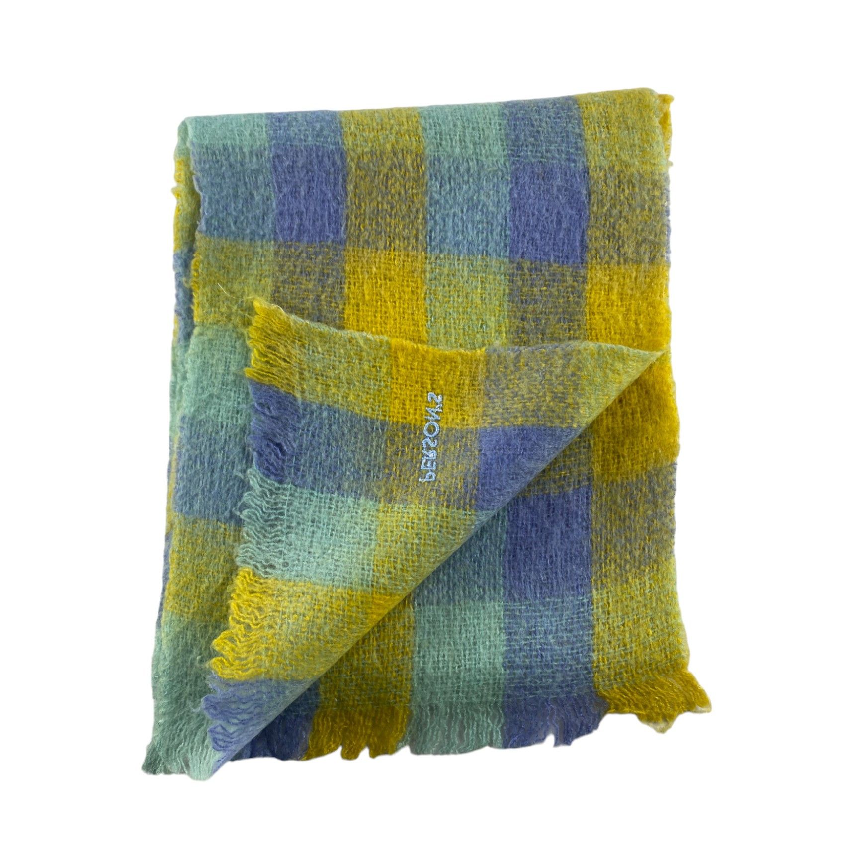 PERSON'S × Vintage Person's Mohair Scarf / Muffler / Neckwear Size ONE SIZE - 4 Thumbnail