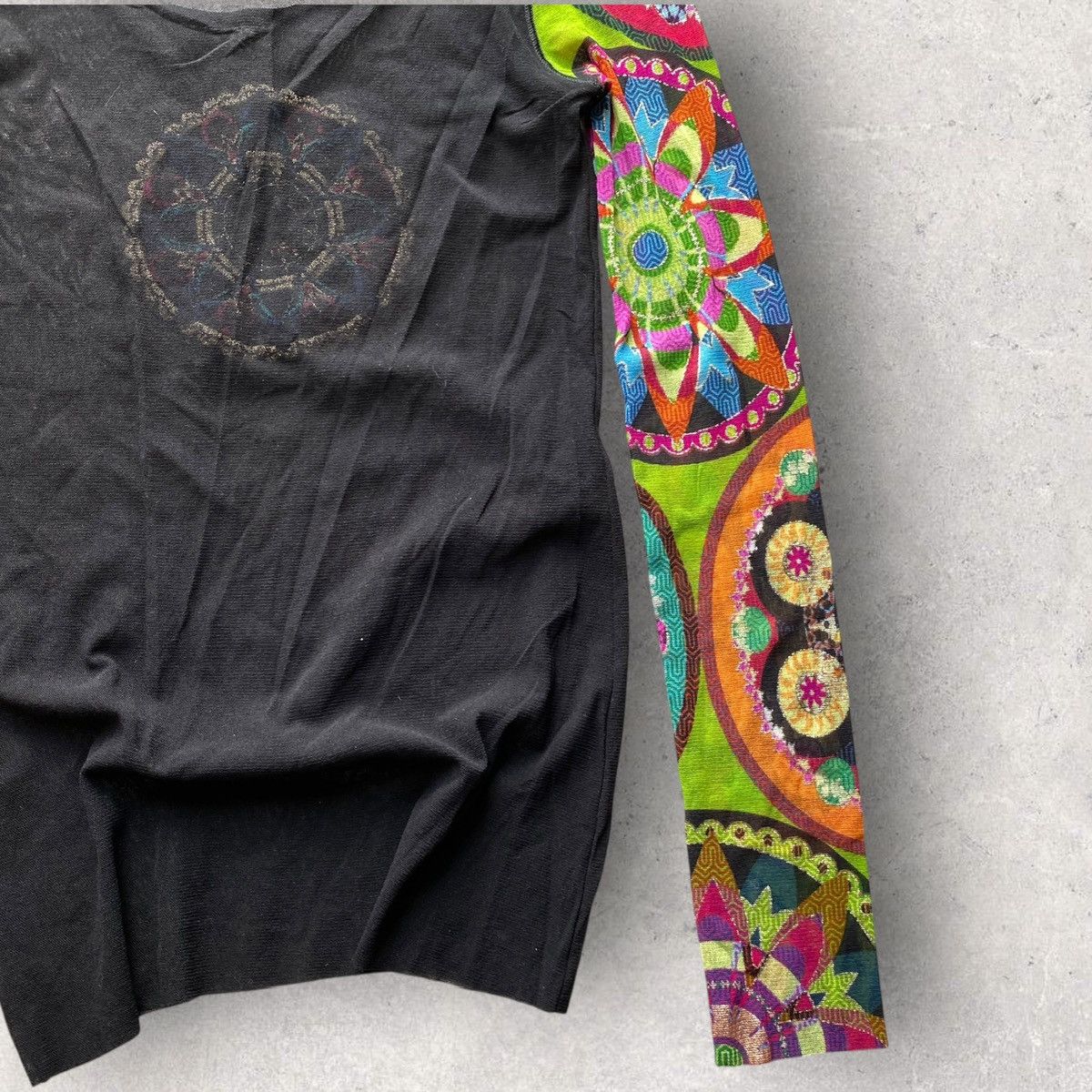 Hysteric Glamour 00s Jean Paul Gaultier Style Long Sleeve T Shirt Tee Y2K Size M / US 6-8 / IT 42-44 - 8 Thumbnail
