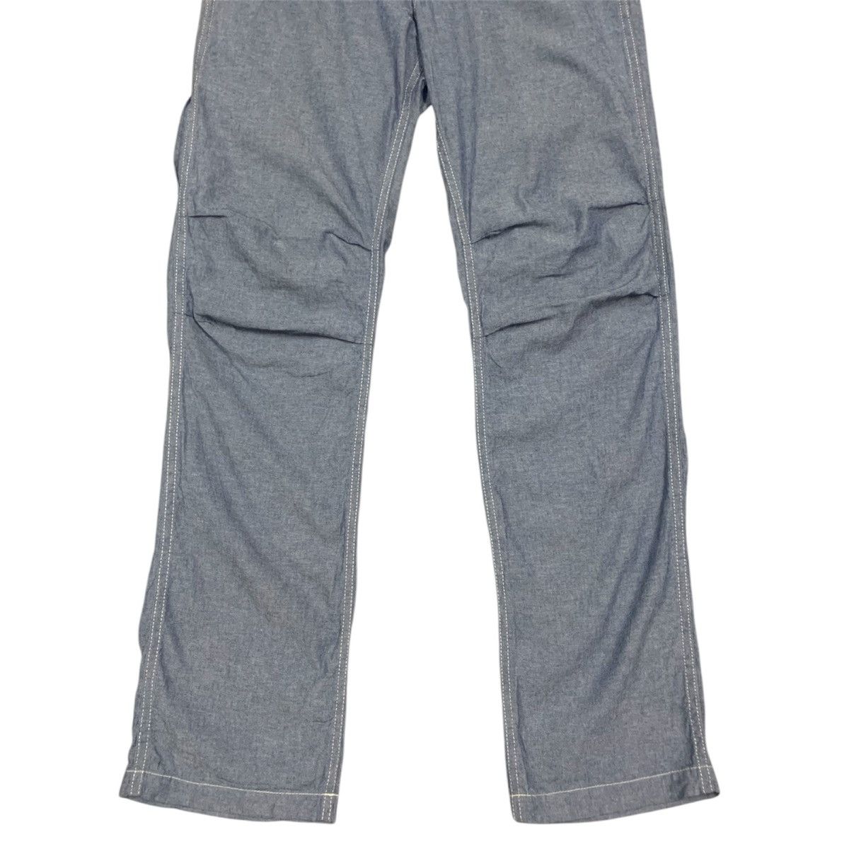 Beams Plus Beams Plus Chambray Cotton Straight Easy Pants W32x33 Size US 32 / EU 48 - 3 Thumbnail