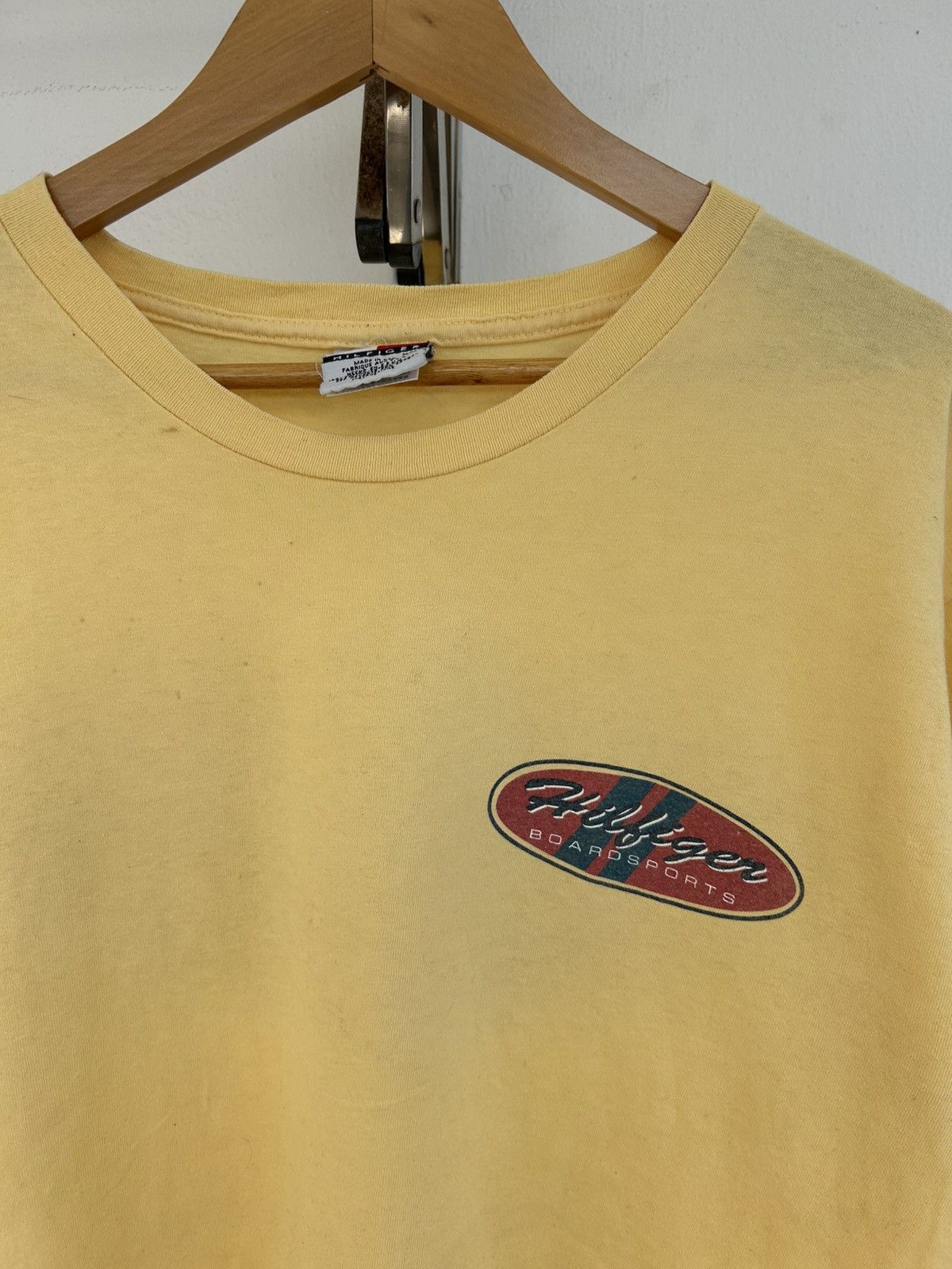 Tommy Hilfiger Vintage USA Tommy Hillfiger Mustard Tee Size US M / EU 48-50 / 2 - 3 Thumbnail
