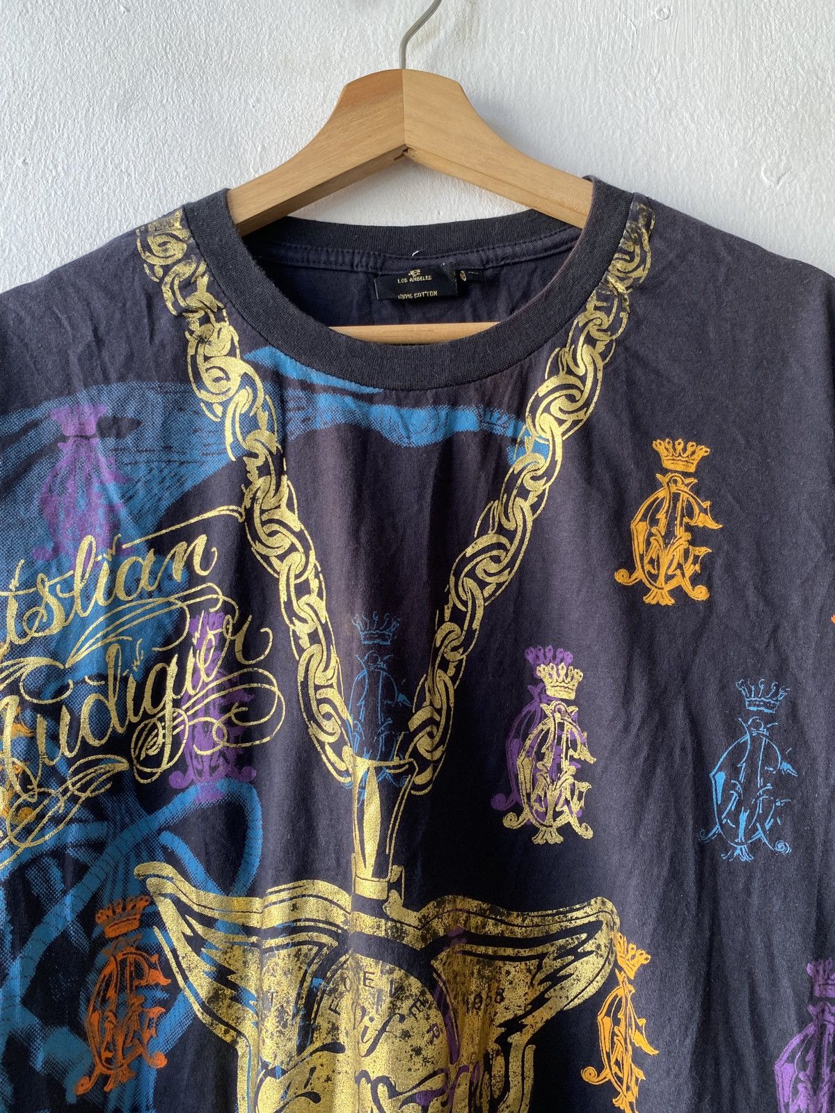 Christian Audigier × Ed Hardy Christian Audigier Fullprint Design Chain Skull Tee Size US M / EU 48-50 / 2 - 5 Thumbnail