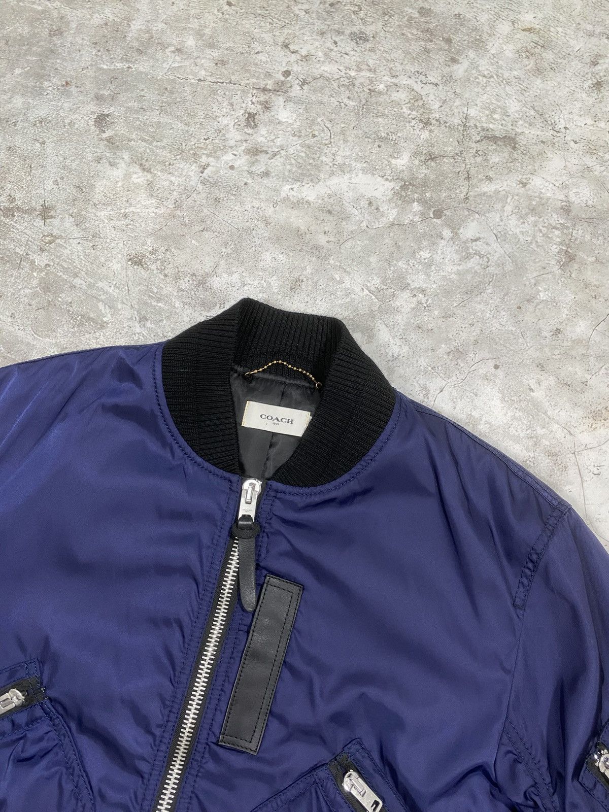 Coach × Vintage Coach navy militare sayin bomber Size US L / EU 52-54 / 3 - 2 Thumbnail