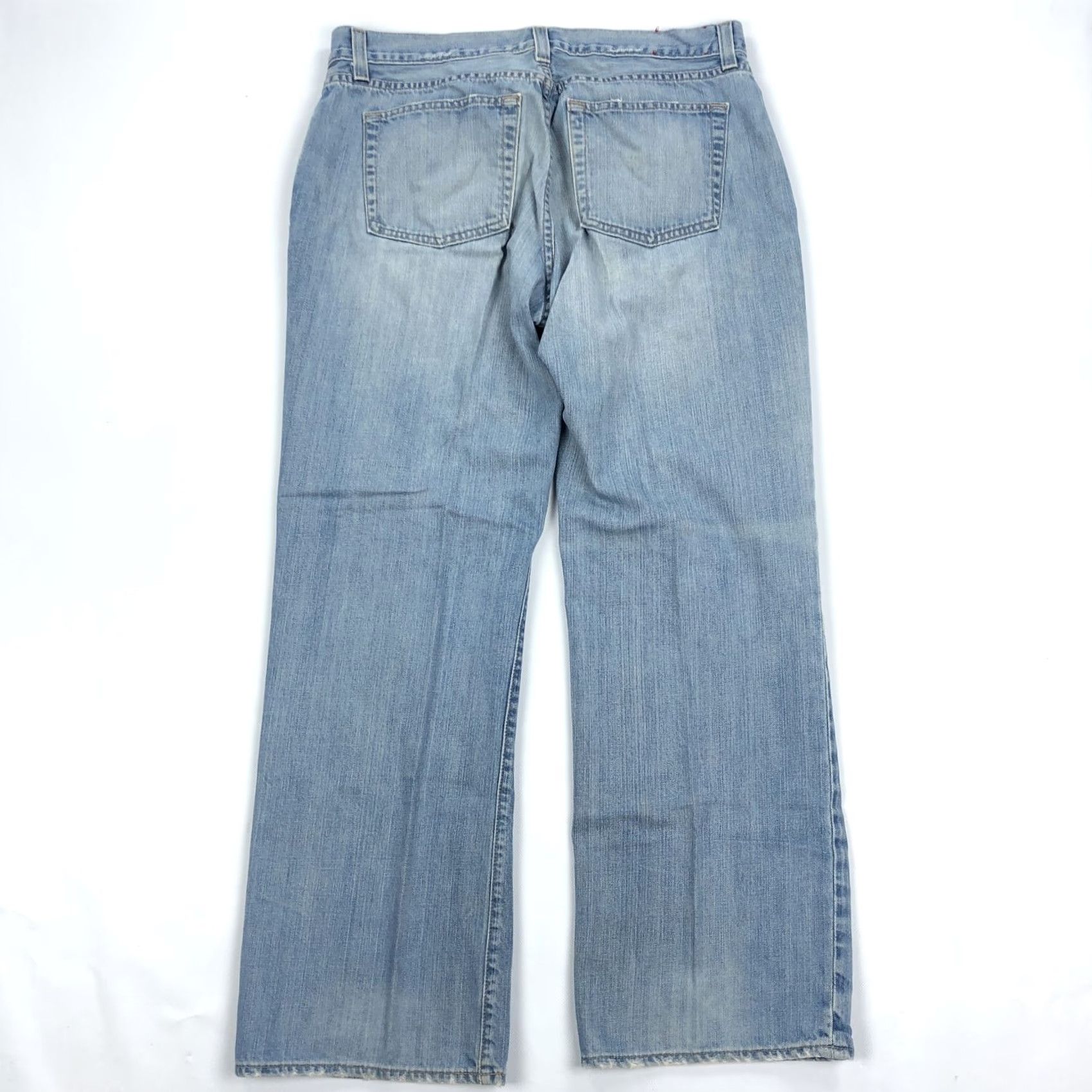 J.Crew J.CREW Jeans Denim Straight Button Fly 34x30 Blue Vintage 5-Pocket Cotton Men Regular Mid Rise Gray? Size US 36 / EU 52 - 4 Thumbnail