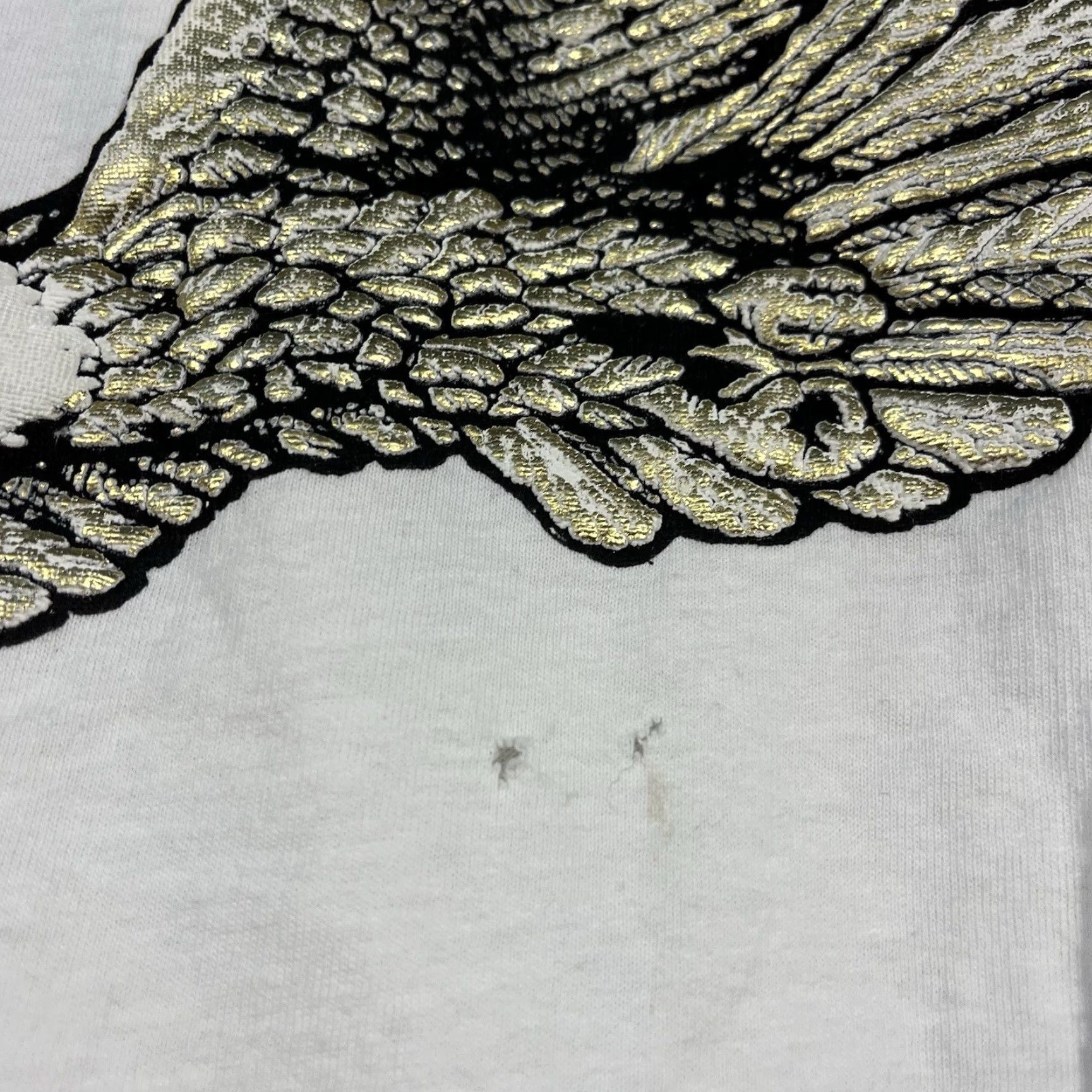 Vintage VINTAGE Winston Eagle Graphic Promo Pocket T-Shirt XL White Mens 90s Size US XL / EU 56 / 4 - 3 Thumbnail