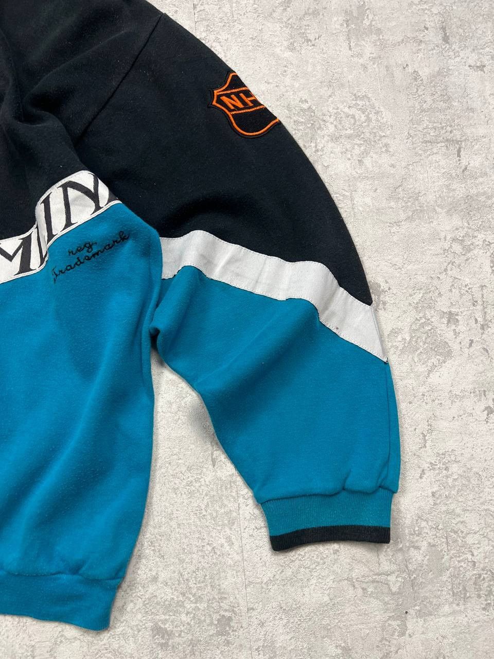 NHL Vintage San Jose Sharks Hockey NHL Sweatshirt Big Logo Size US L / EU 52-54 / 3 - 6 Thumbnail