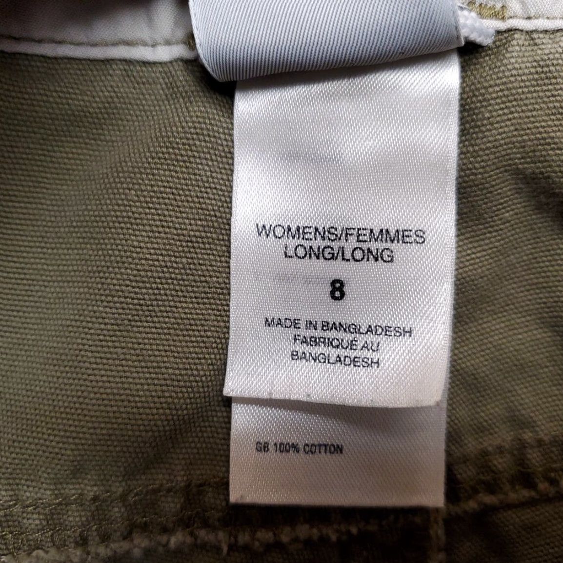 The North Face The North Face Shorts Womens 8 Green Canvas 100% Cotton Cargo Utility Hike Gorp Size 30" / US 8 / IT 44 - 6 Thumbnail