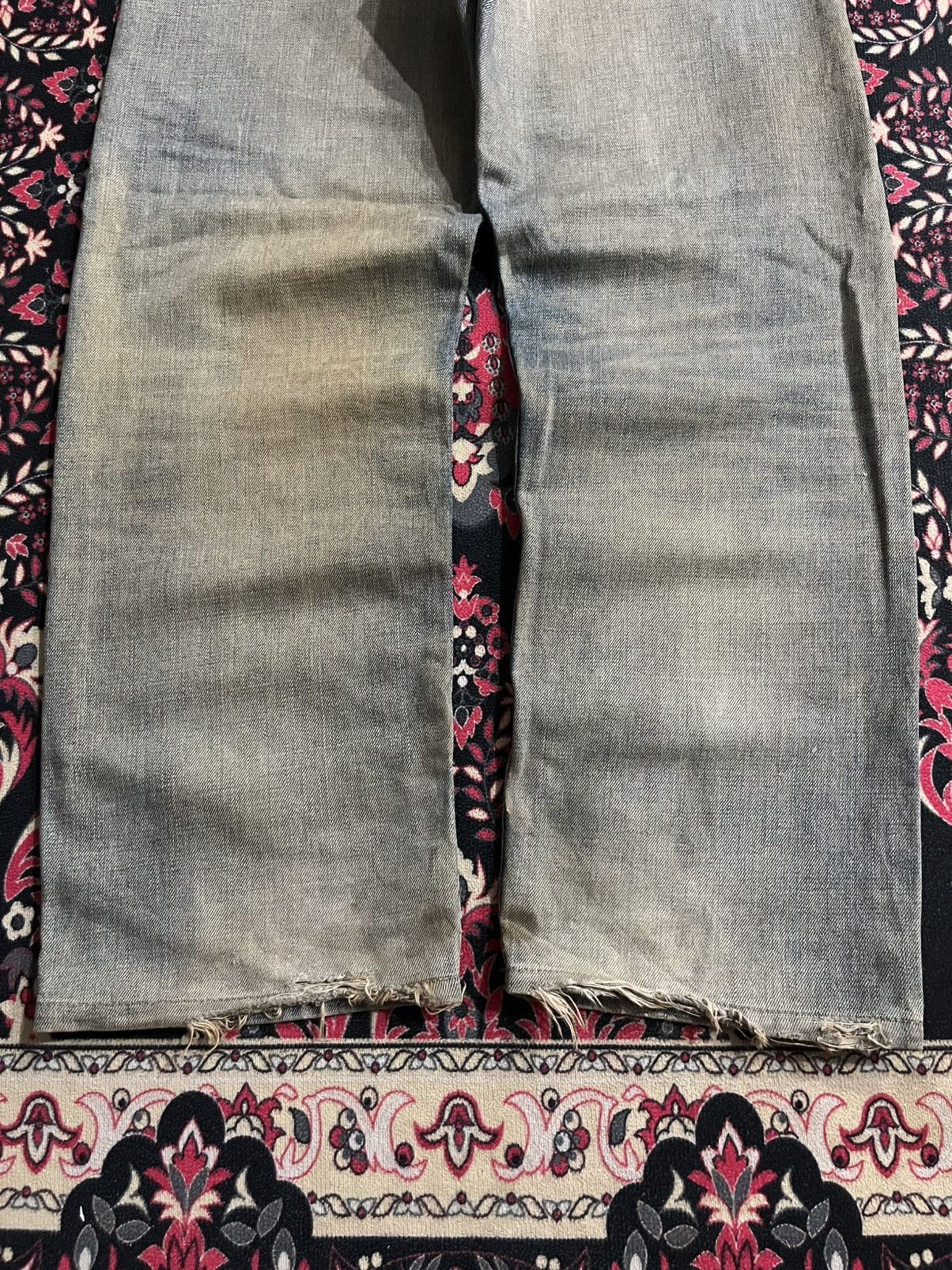 Bape Vintage A Bathing Ape BAPE Daicock Ape Head Ripped Jeans Size US 30 / EU 46 - 12 Thumbnail