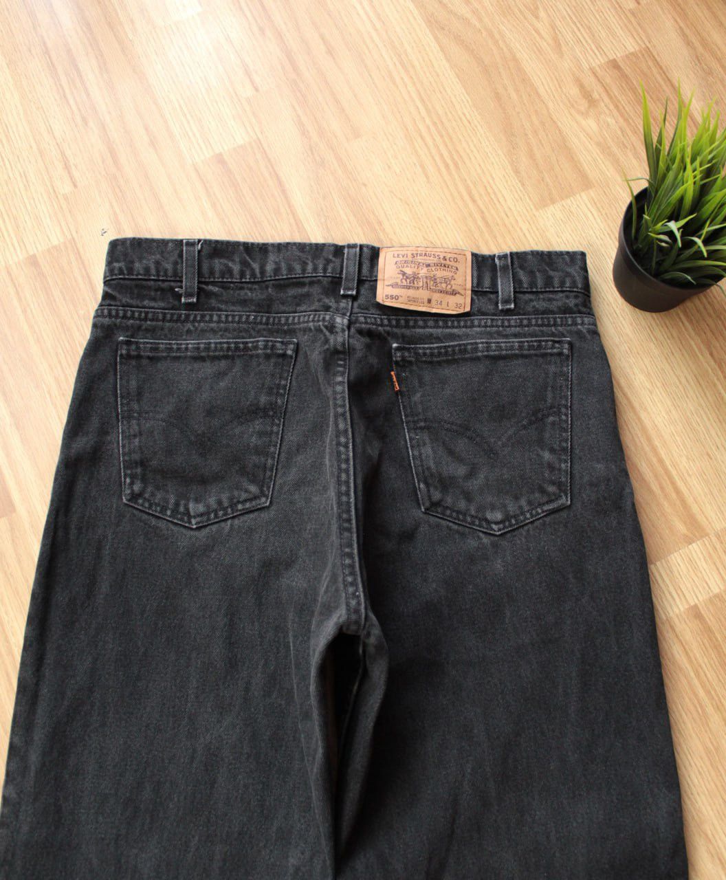 Levi's × Levi's Vintage Clothing 🔥 Vintage Levis 550 Distressed Denim Washed Pants Jeans Size US 34 / EU 50 - 2 Thumbnail