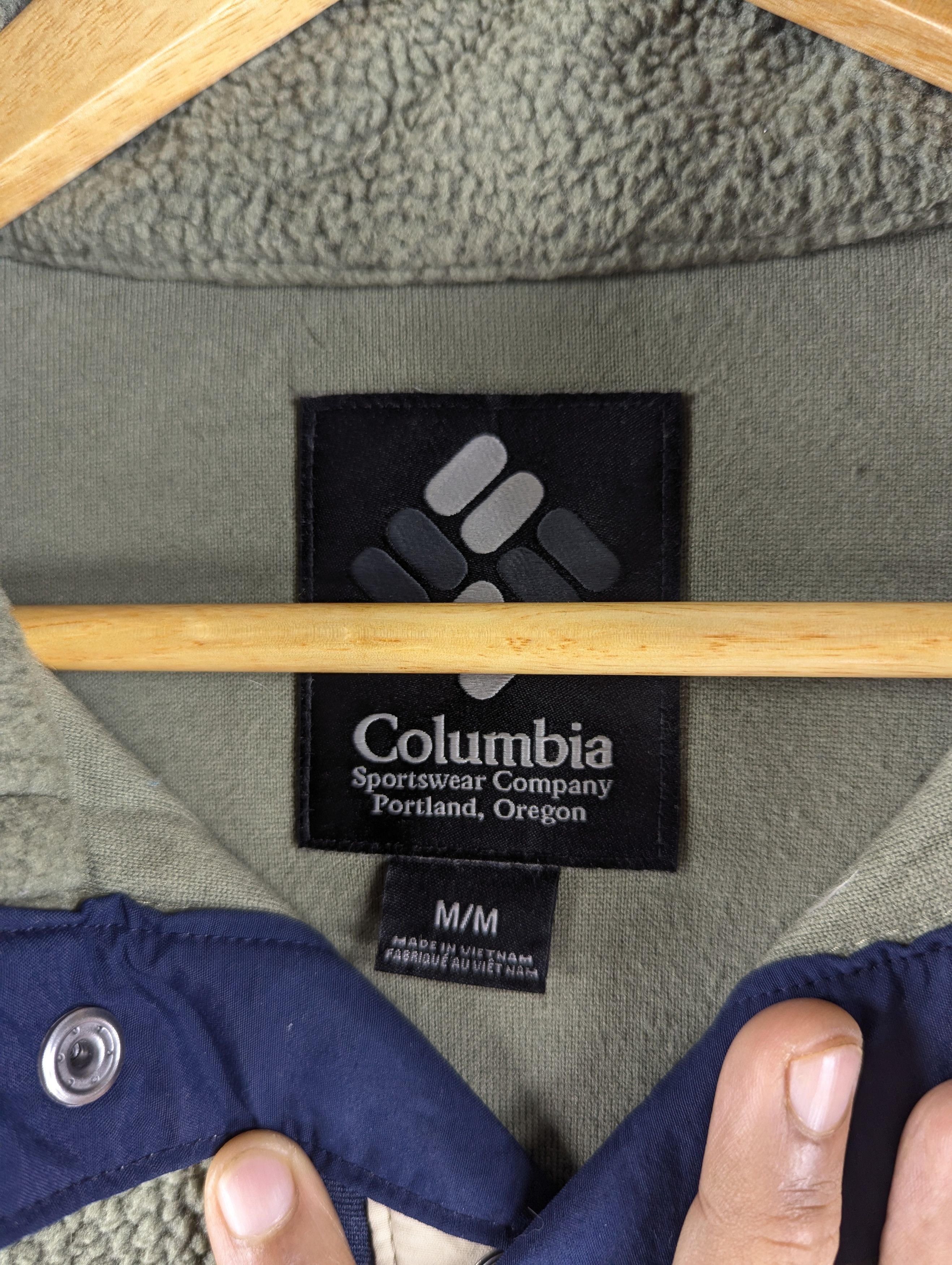 Columbia Vintage 90s Columbia Fleece Pullover Jacket Size US M / EU 48-50 / 2 - 8 Thumbnail